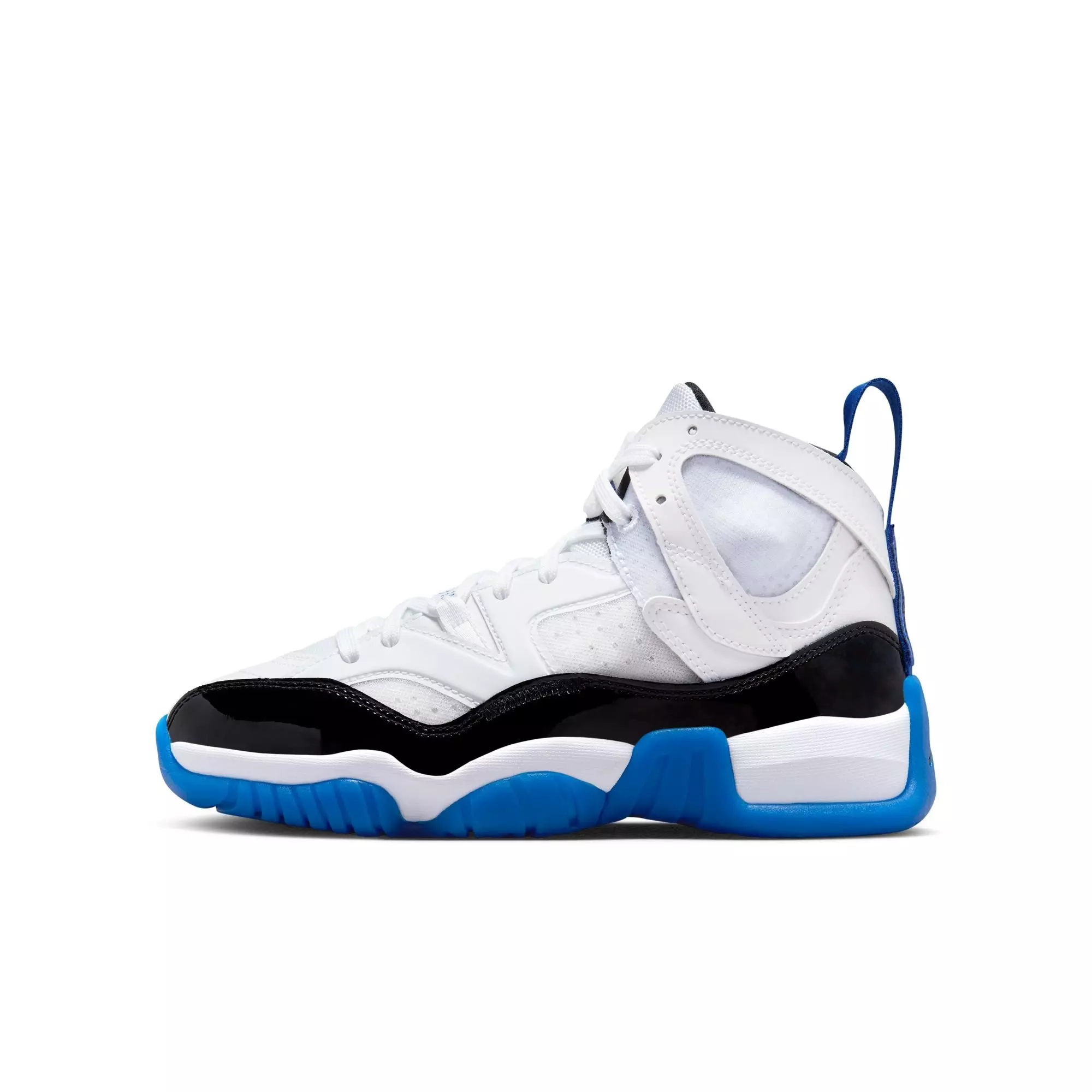 Jordan Jumpman Two Trey "White/Game Royal/Black" Grade School Boys' Shoe - WHITE/ROYAL