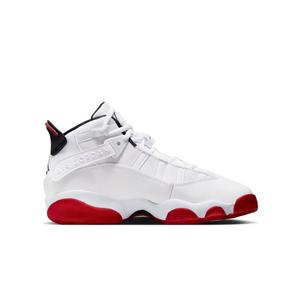 Jordan 6 Rings "White/University Red/Black" Grade School Boys' Shoe