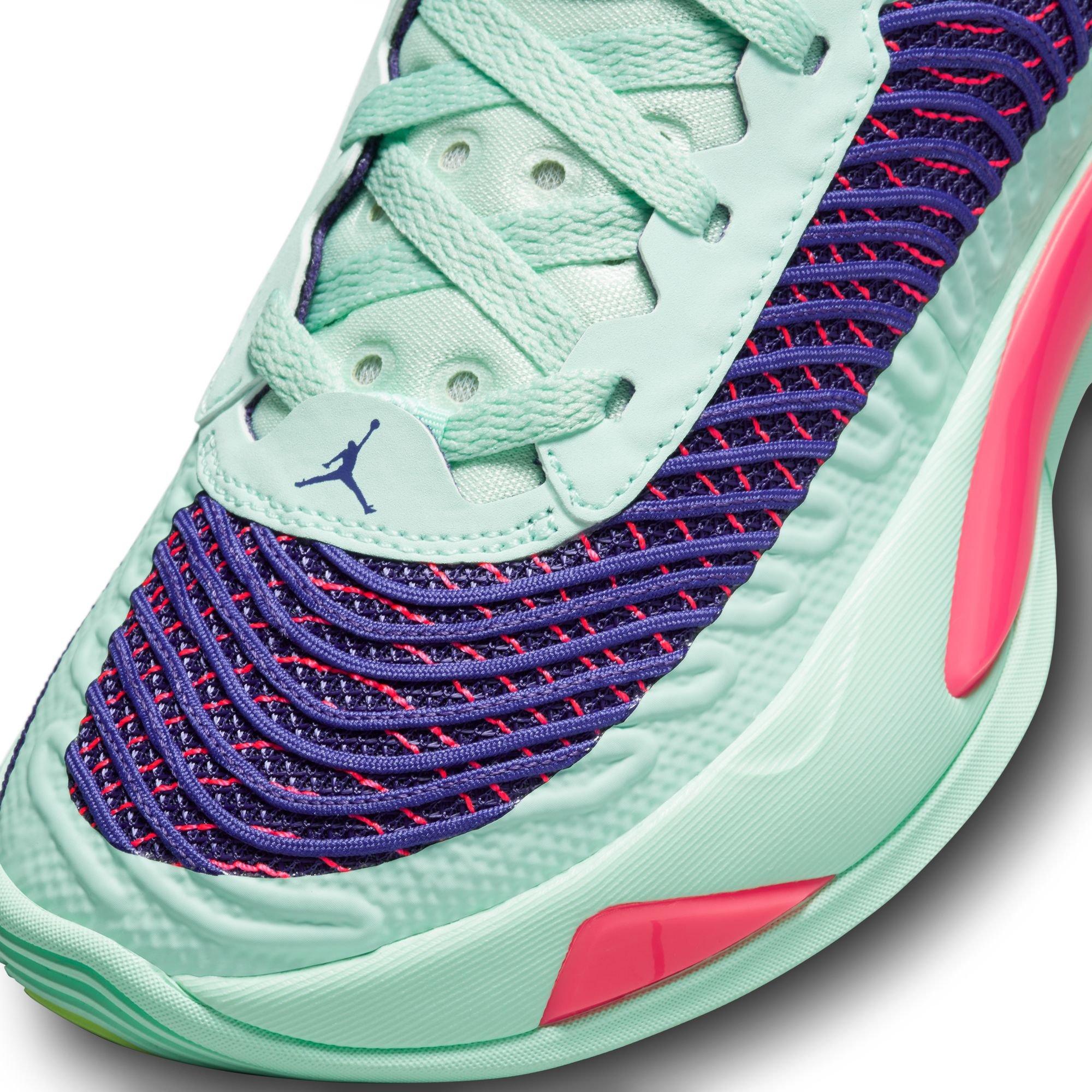 Jordan Luka 1 Mint Foam/Racer Pink/Court Purple Men's Basketball Shoe -  Hibbett