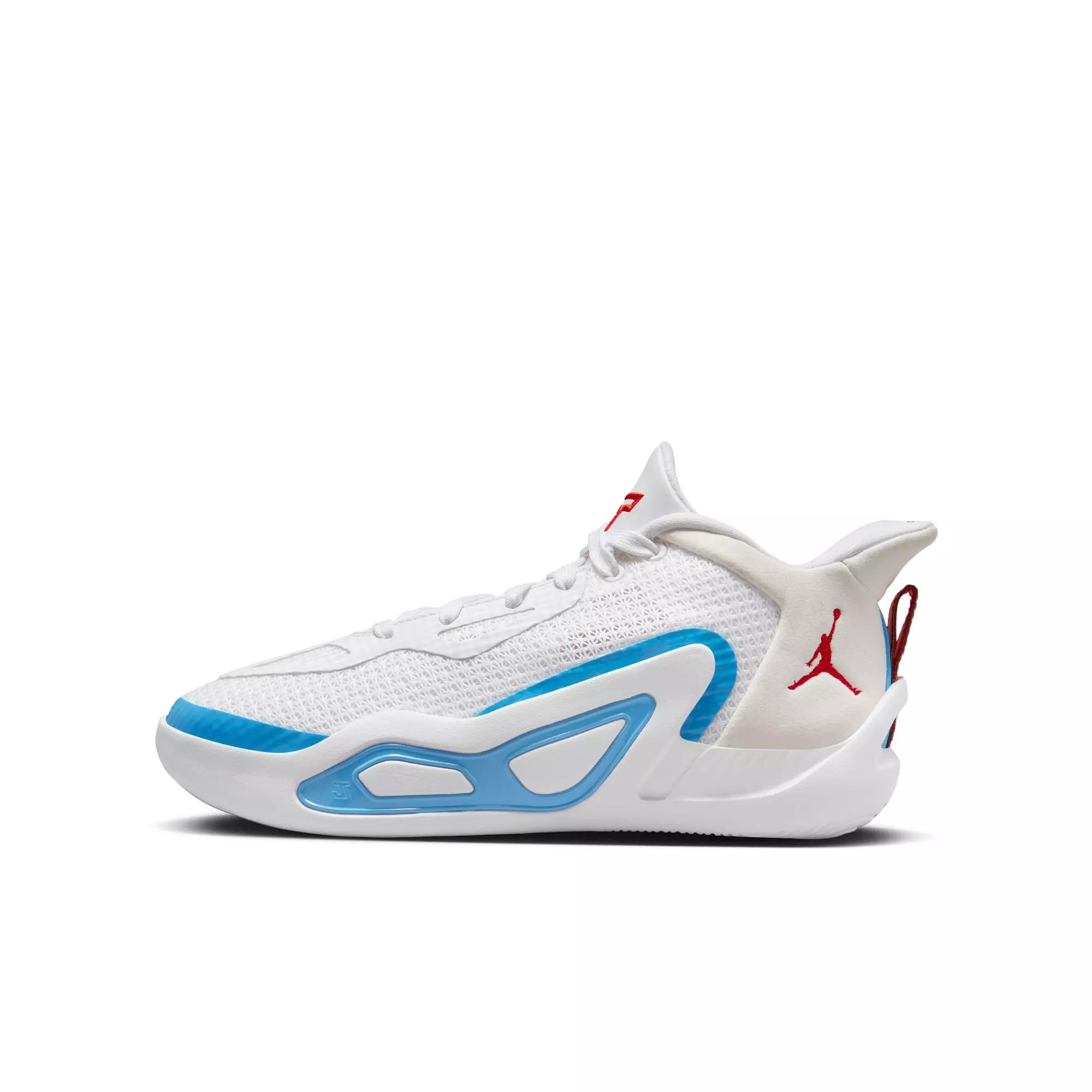 Jordan Tatum 1 "St. Louis" Grade School Kids' Basketball Shoe - WHITE/RED/BLUE