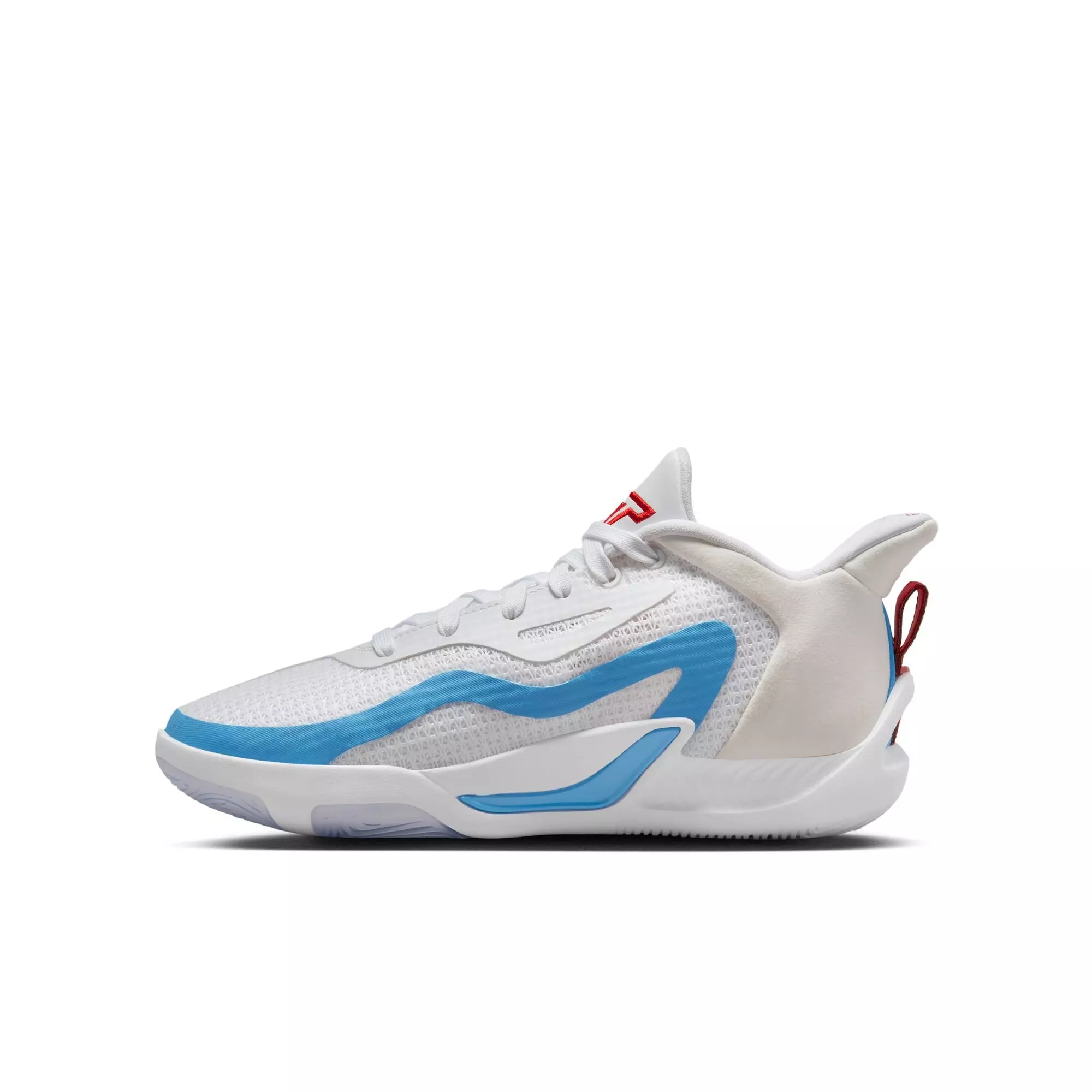 Jordan Tatum 1 "St. Louis" Grade School Kids' Basketball Shoe - WHITE/RED/BLUE