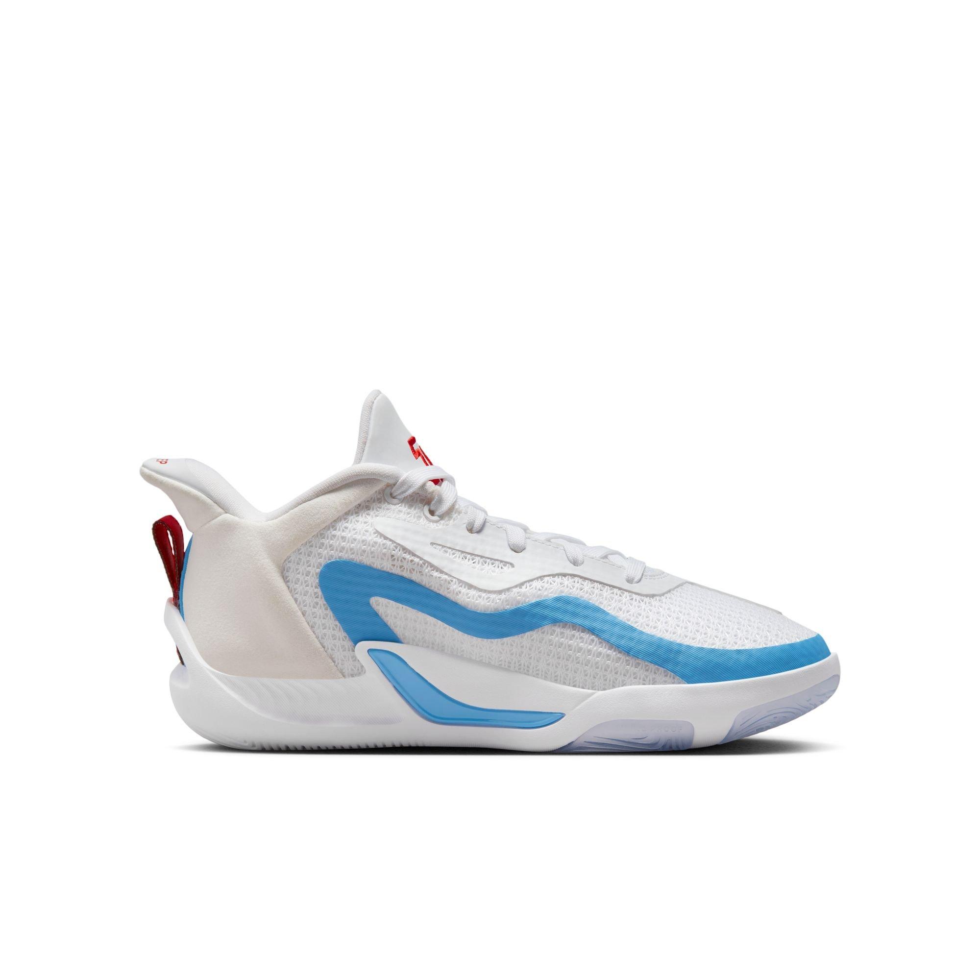 Jordan Tatum 1 "St. Louis" Grade School Kids' Basketball Shoe - WHITE/RED/BLUE Thumbnail View 2