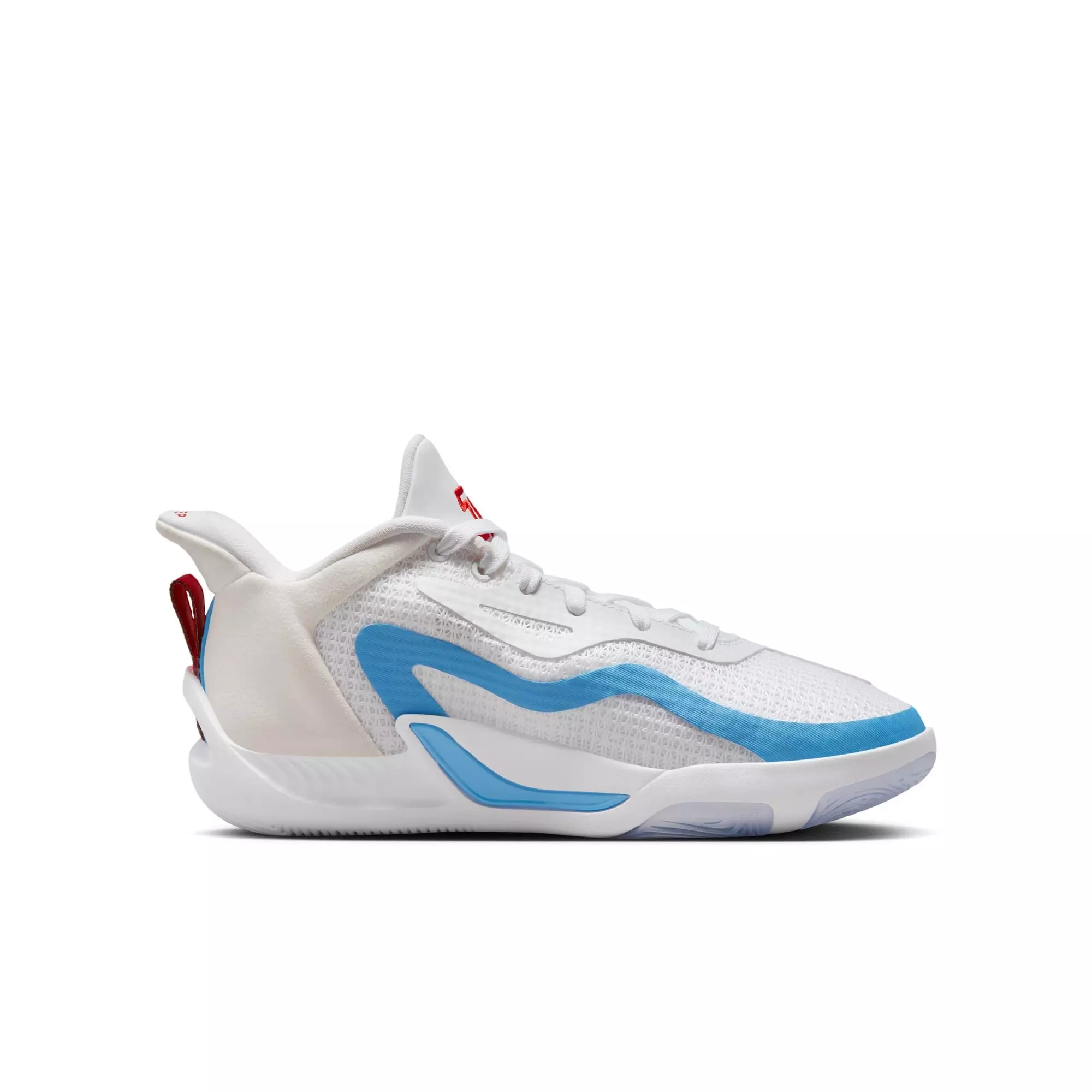 Jordan Tatum 1 "St. Louis" Grade School Kids' Basketball Shoe - WHITE/RED/BLUE