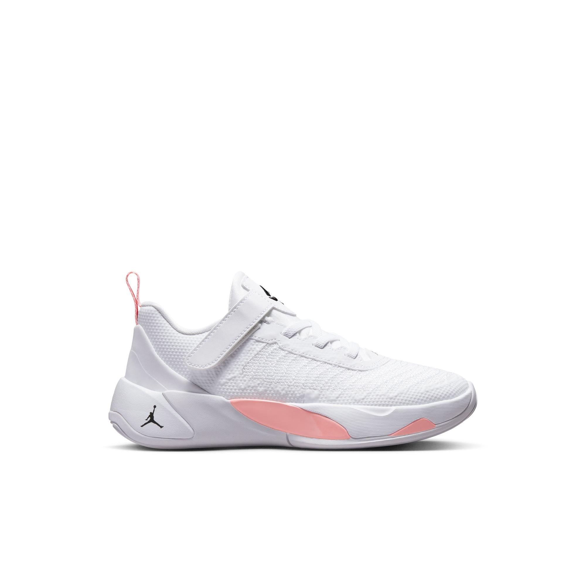 Jordan Luka 1 "Dog Dad" Preschool Kids' Basketball Shoe - WHITE/BLACK/BLEACHED CORAL/SESAME Thumbnail View 1