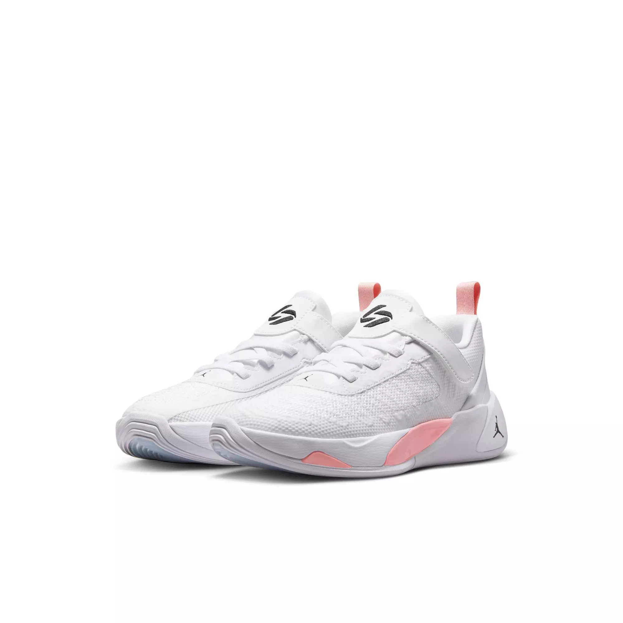 Jordan Luka 1 "Dog Dad" Preschool Kids' Basketball Shoe - WHITE/BLACK/BLEACHED CORAL/SESAME