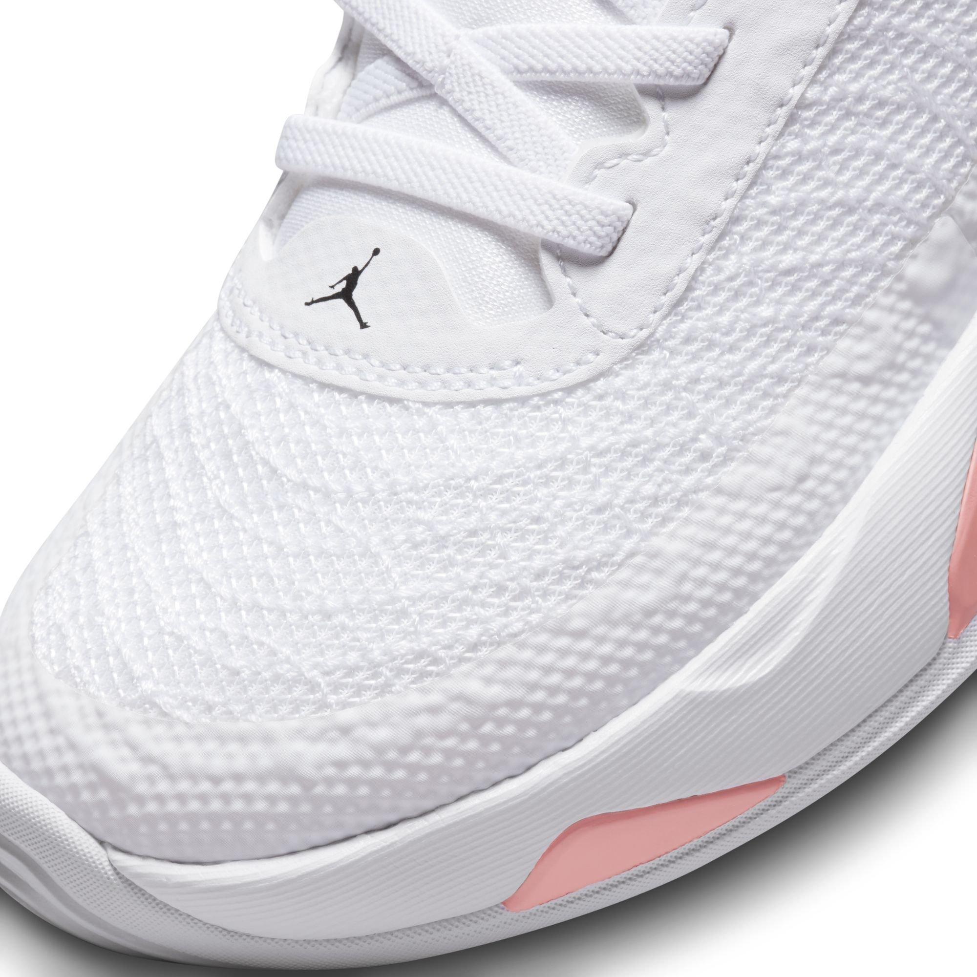 Jordan Luka 1 "Dog Dad" Preschool Kids' Basketball Shoe - WHITE/BLACK/BLEACHED CORAL/SESAME Thumbnail View 4