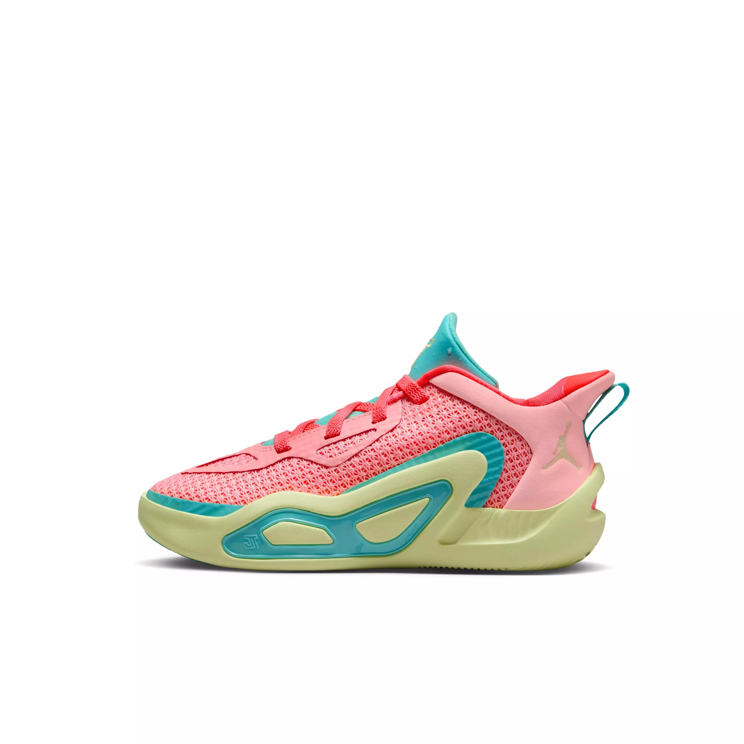 Jordan Tatum 1 "Pink Lemonade" Toddler Kids' Basketball Shoe - PINK/YELLOW
