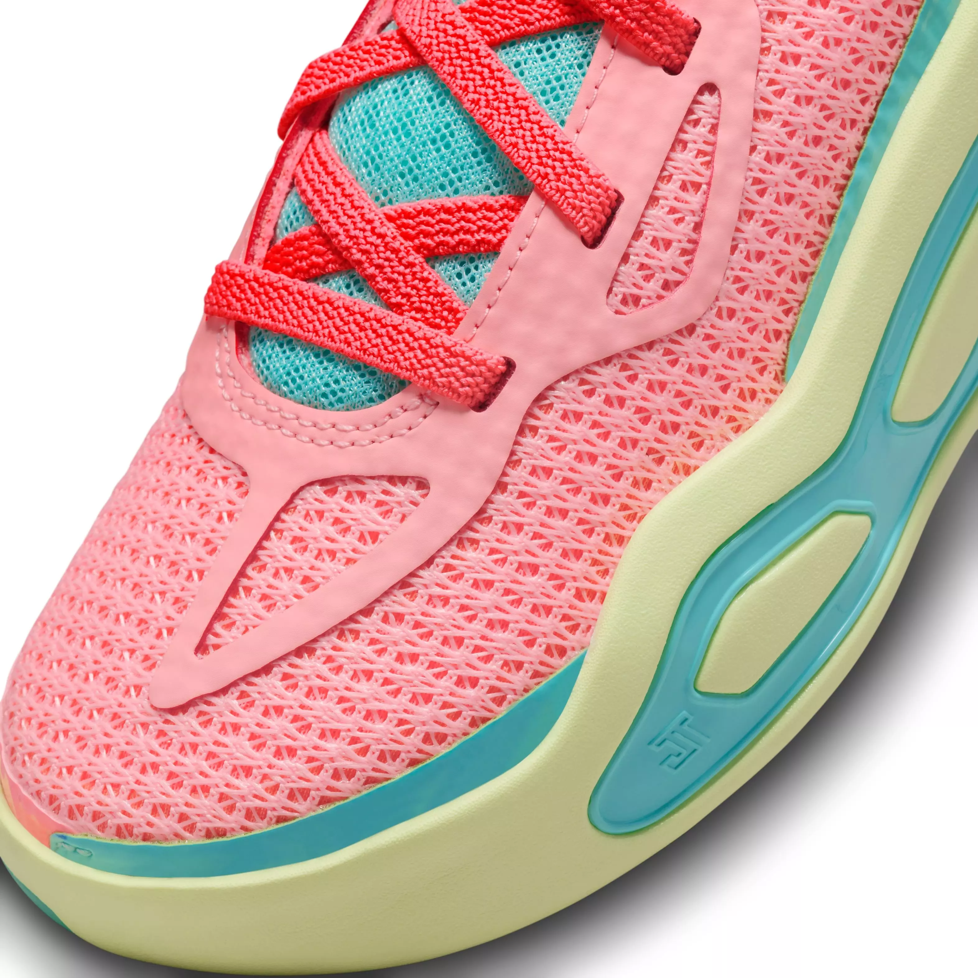 Jordan Tatum 1 "Pink Lemonade" Preschool Kids' Basketball Shoe - PINK/YELLOW