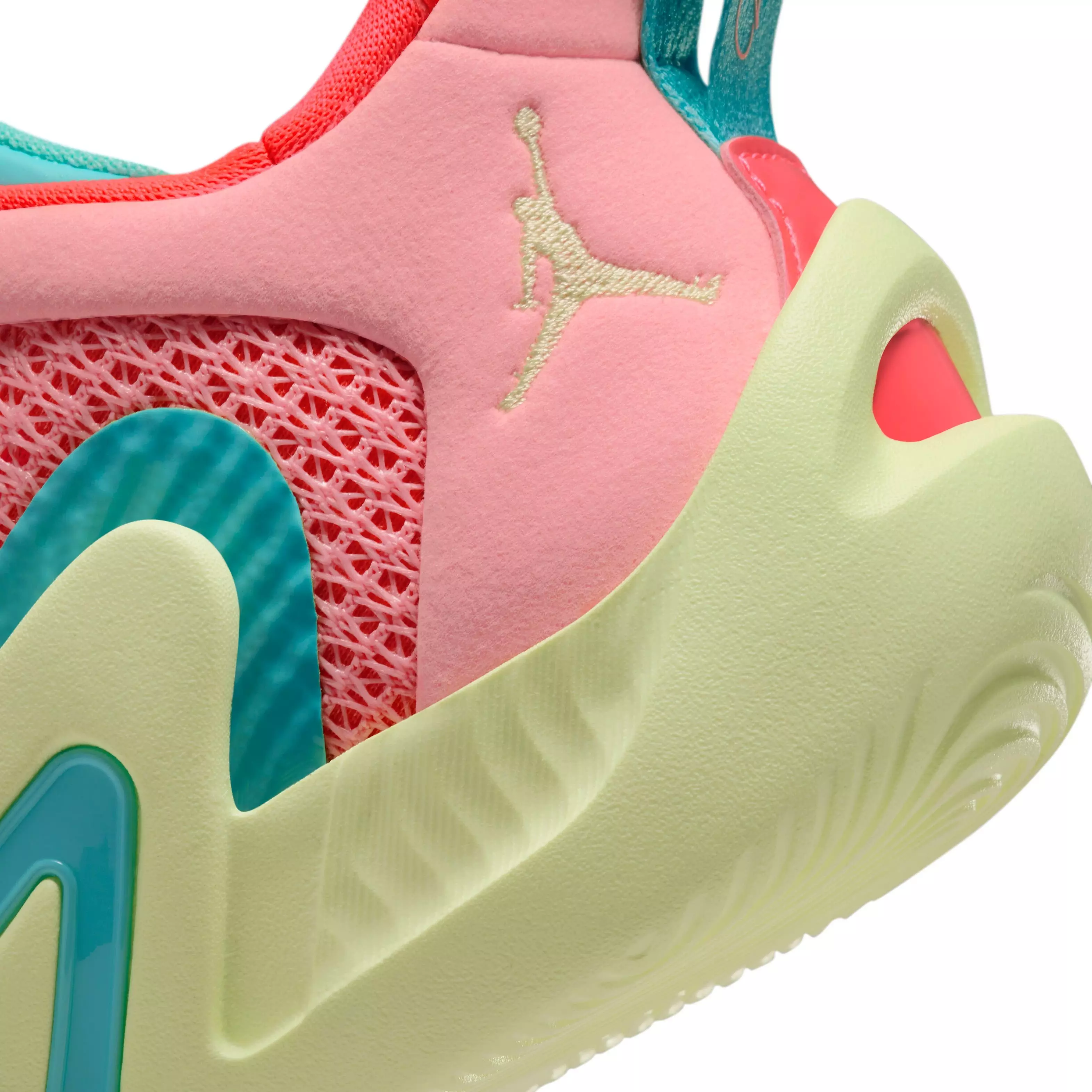 Jordan Tatum 1 "Pink Lemonade" Preschool Kids' Basketball Shoe - PINK/YELLOW