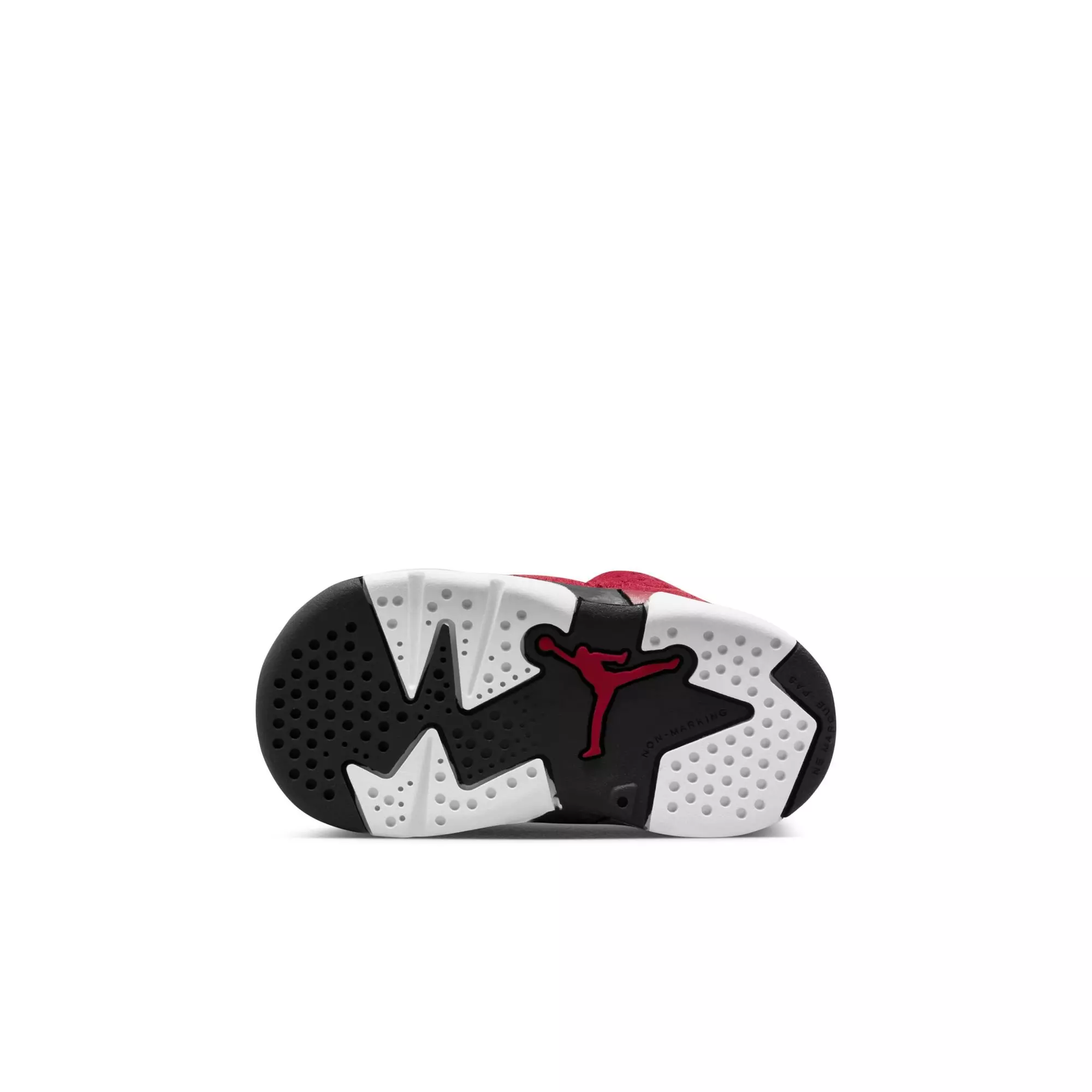 Jordan 6 Retro "Toro Bravo" Toddler Kids' Shoe - VARSITY RED/BLACK