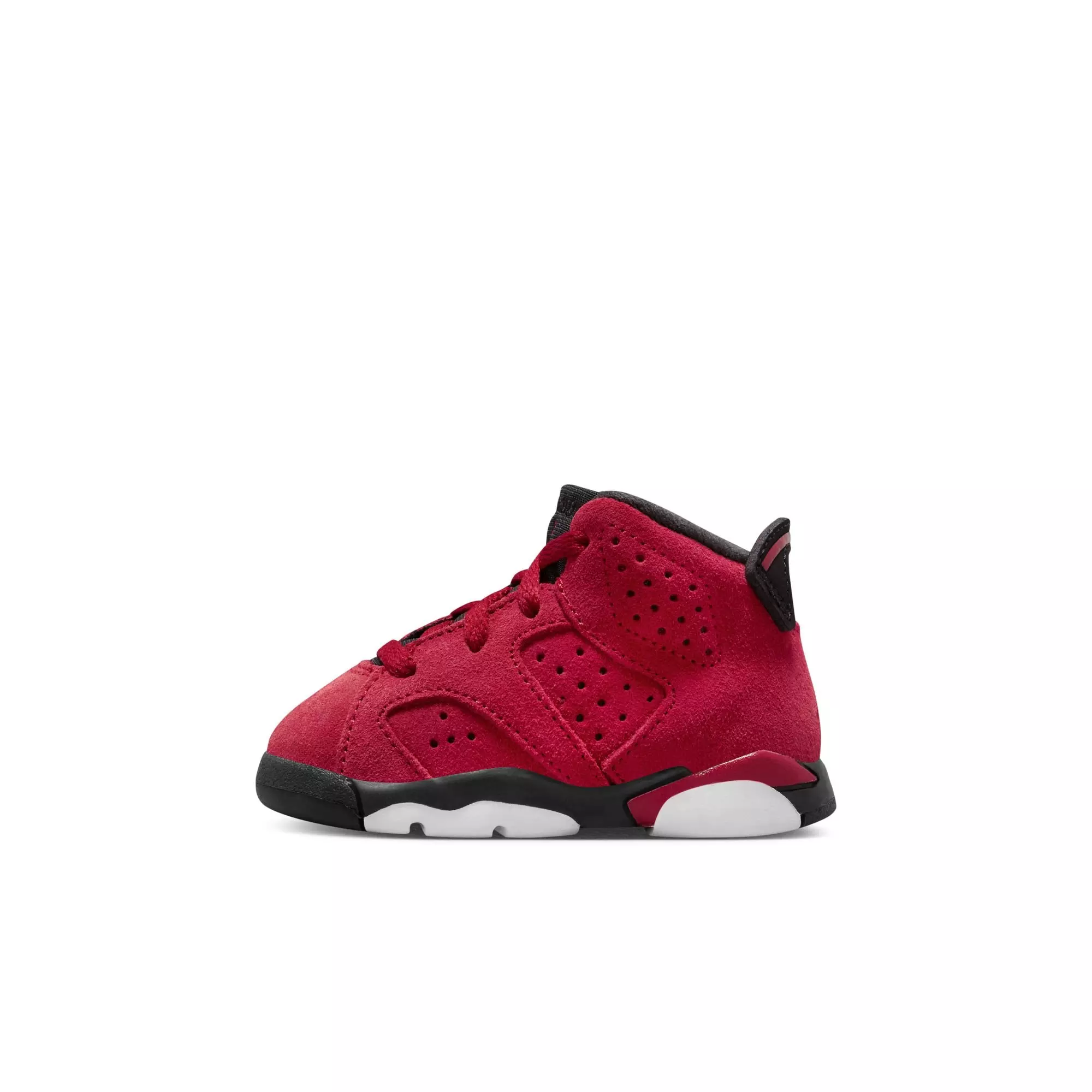 Jordan 6 Retro "Toro Bravo" Toddler Kids' Shoe - VARSITY RED/BLACK