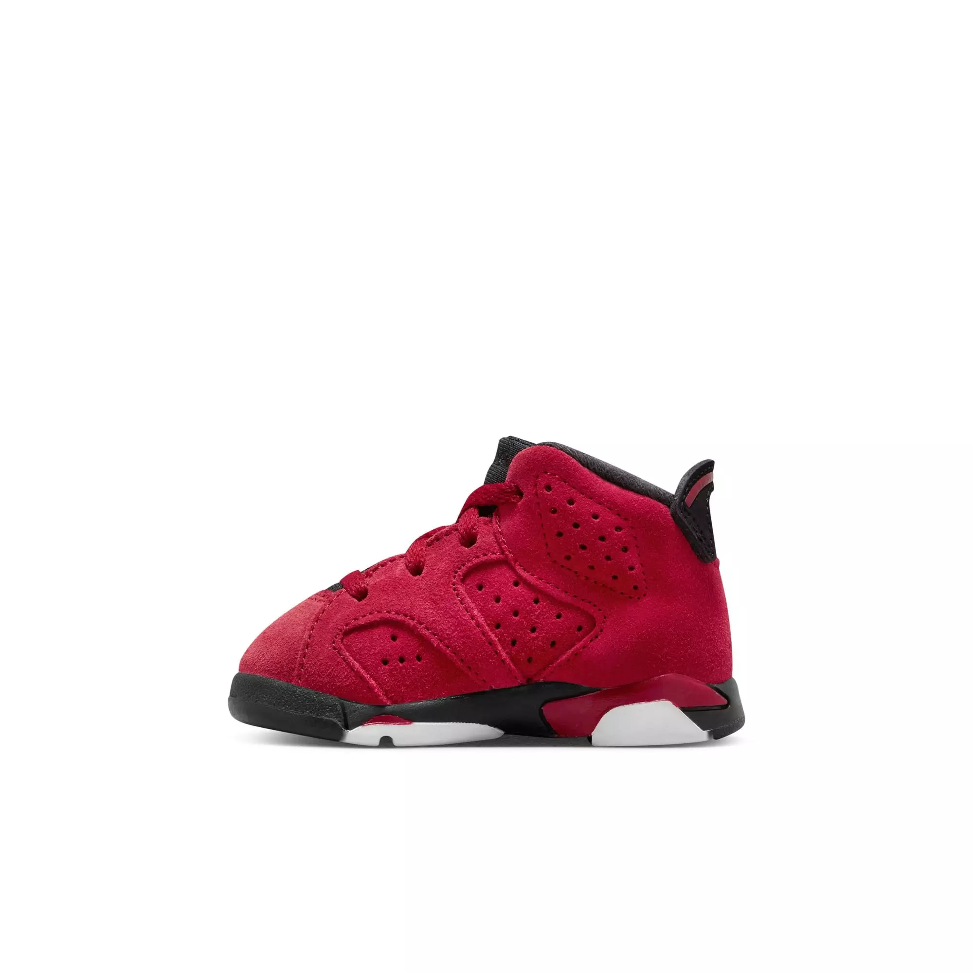 Jordan 6 Retro "Toro Bravo" Toddler Kids' Shoe - VARSITY RED/BLACK