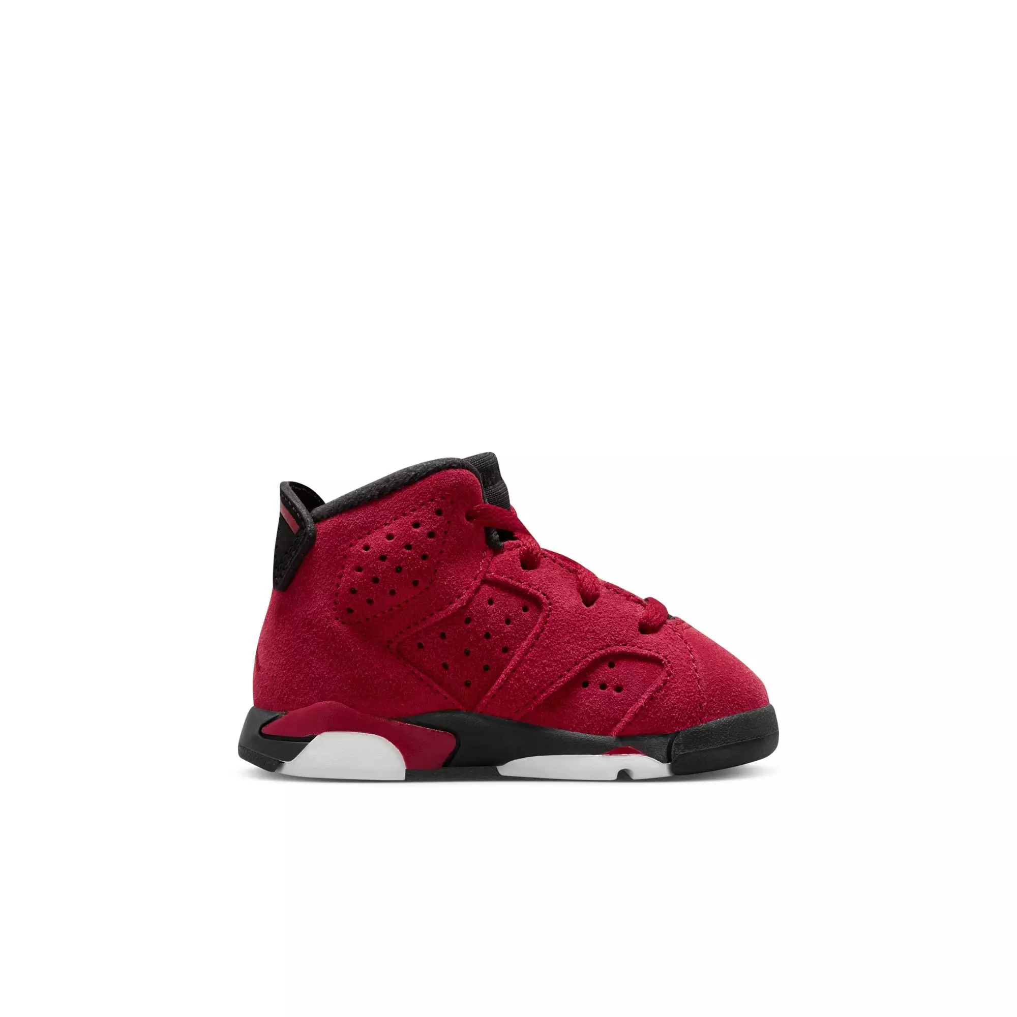 Jordan 6 Retro "Toro Bravo" Toddler Kids' Shoe - VARSITY RED/BLACK