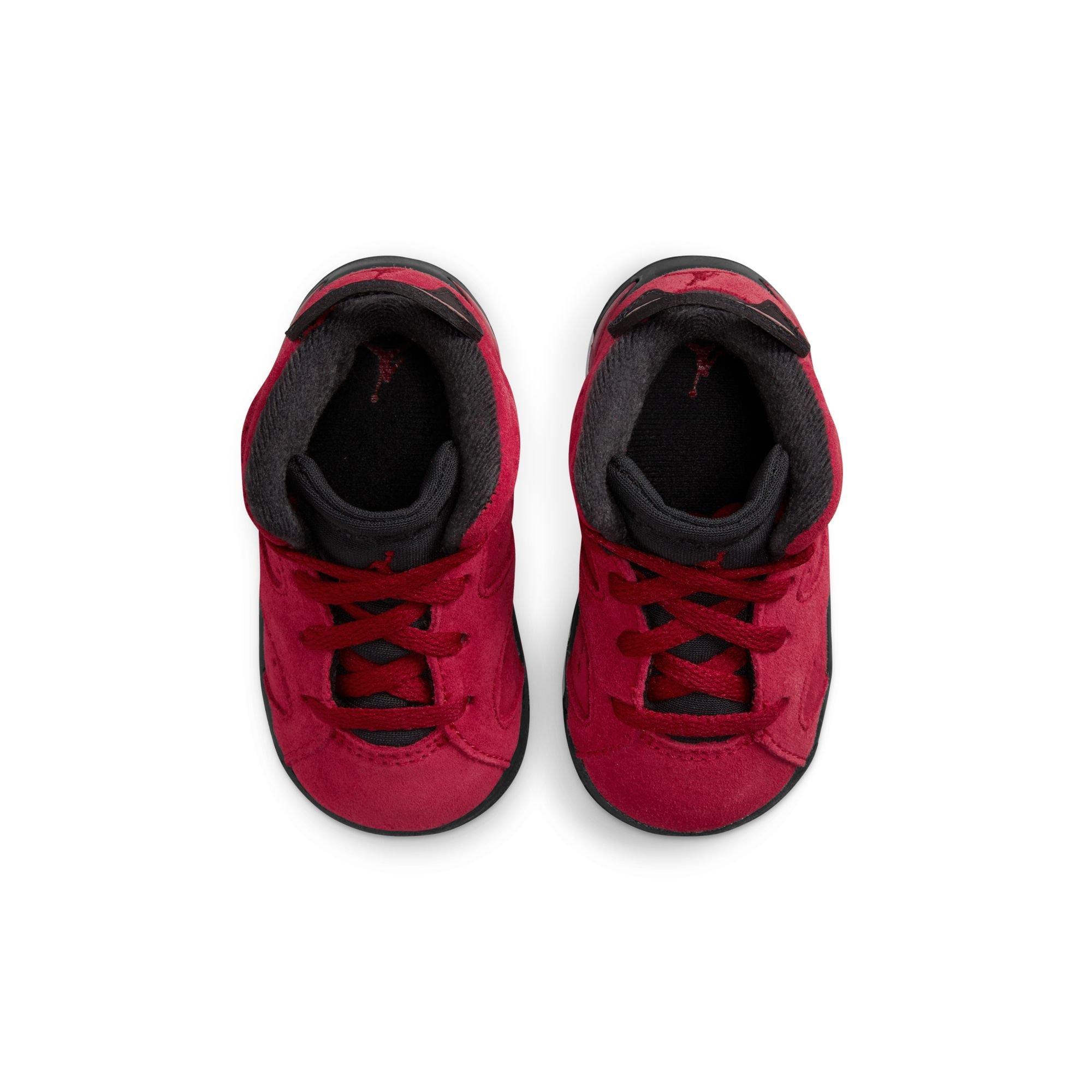Jordan 6 Retro "Toro Bravo" Toddler Kids' Shoe - VARSITY RED/BLACK Thumbnail View 8