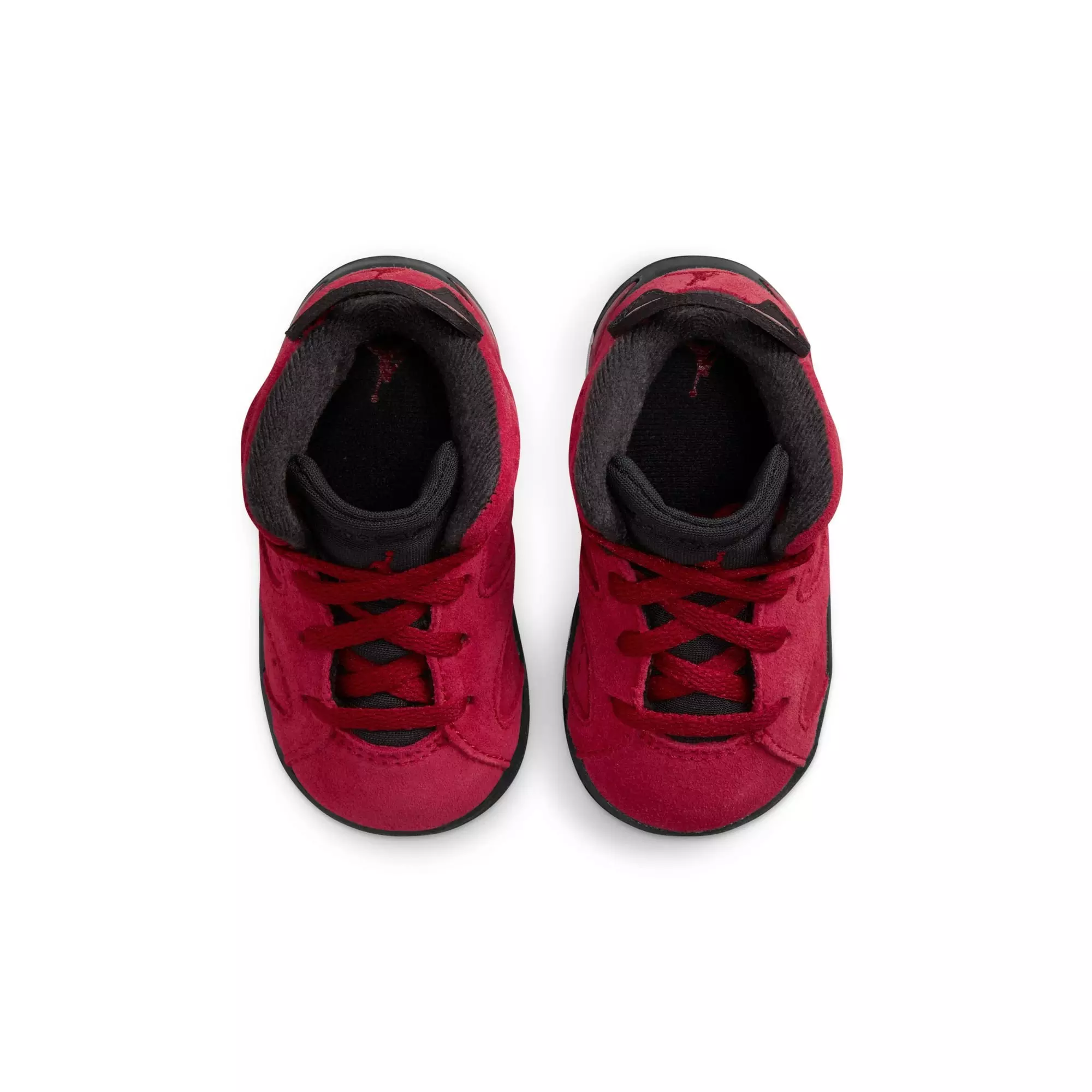 Jordan 6 Retro "Toro Bravo" Toddler Kids' Shoe - VARSITY RED/BLACK