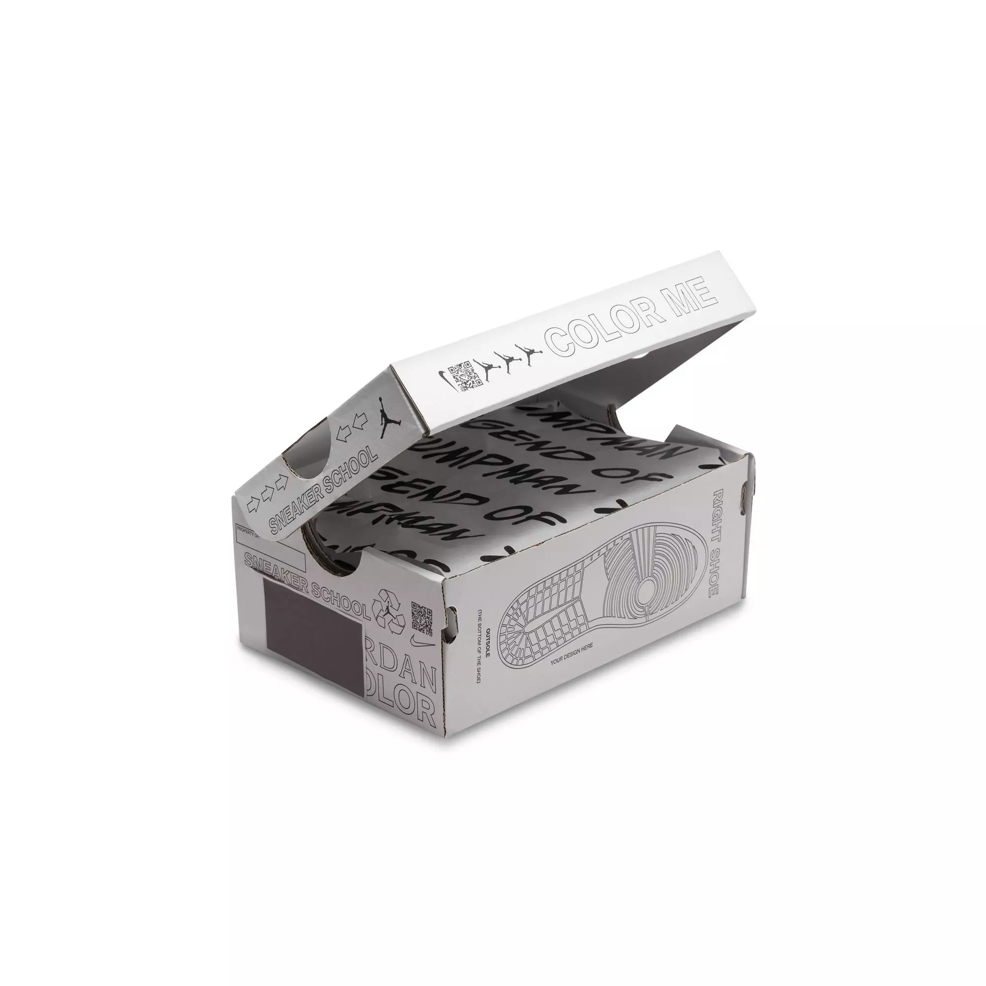 Jordan 1 Mid SS "Skyline" Toddler Kids' Shoe - Purple/Black/Red