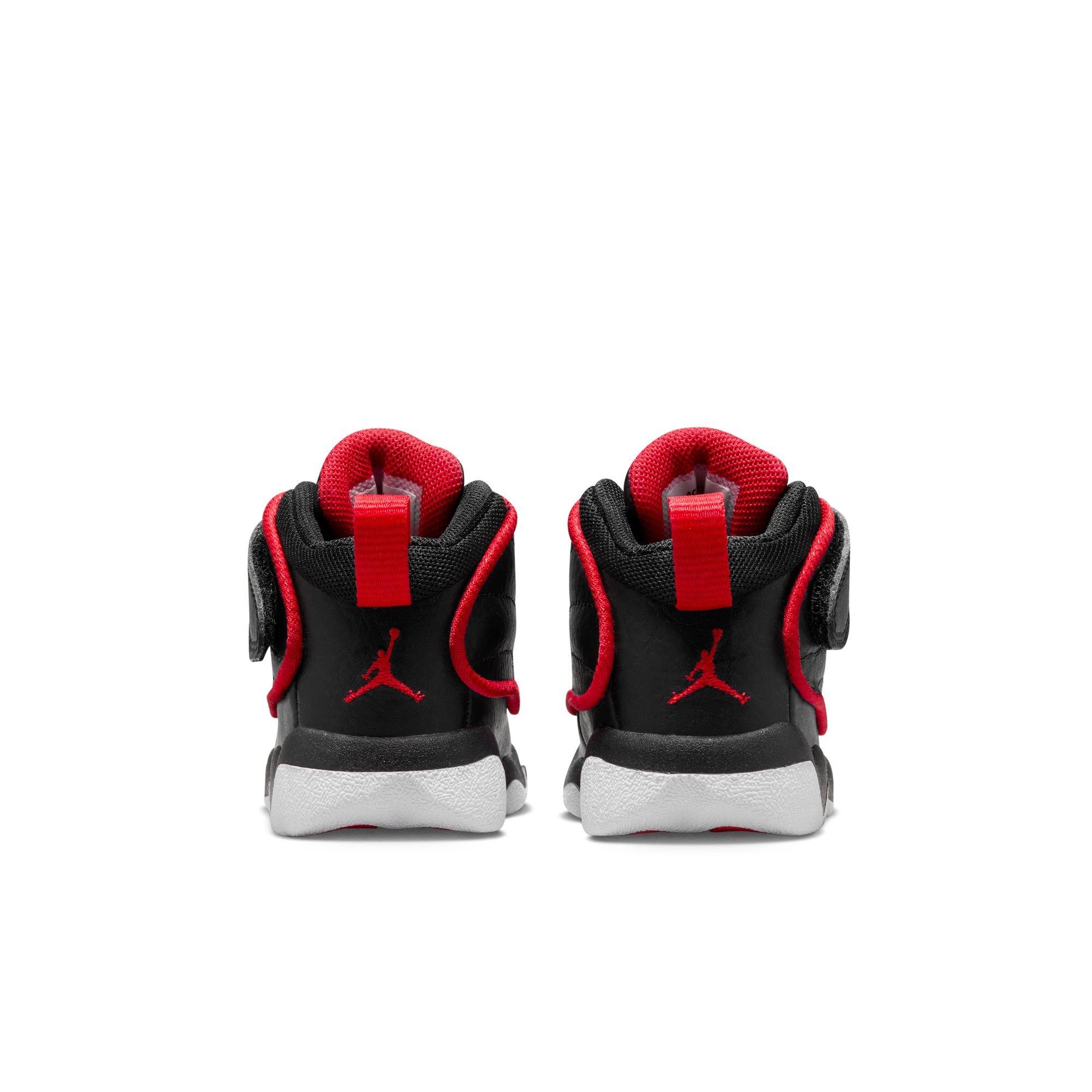 Jordan Pro Strong Toddler Boys' "Black/University Red/White" Shoe