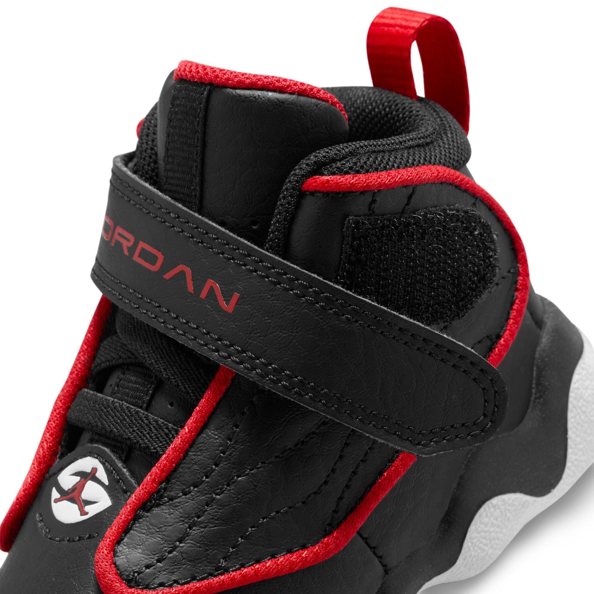 Jordan Pro Strong Toddler Boys' "Black/University Red/White" Shoe