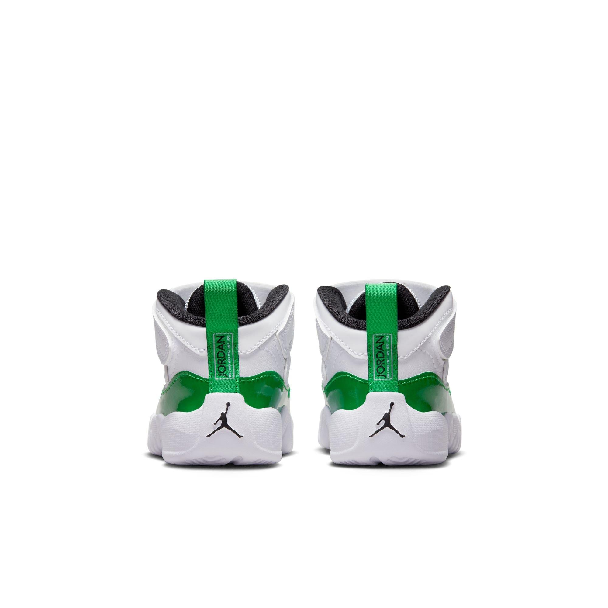 Jordan Jumpman Two Trey "White/Lucky Green/Black" Toddler Boys' Shoe - WHITE/GREEN Thumbnail View 9