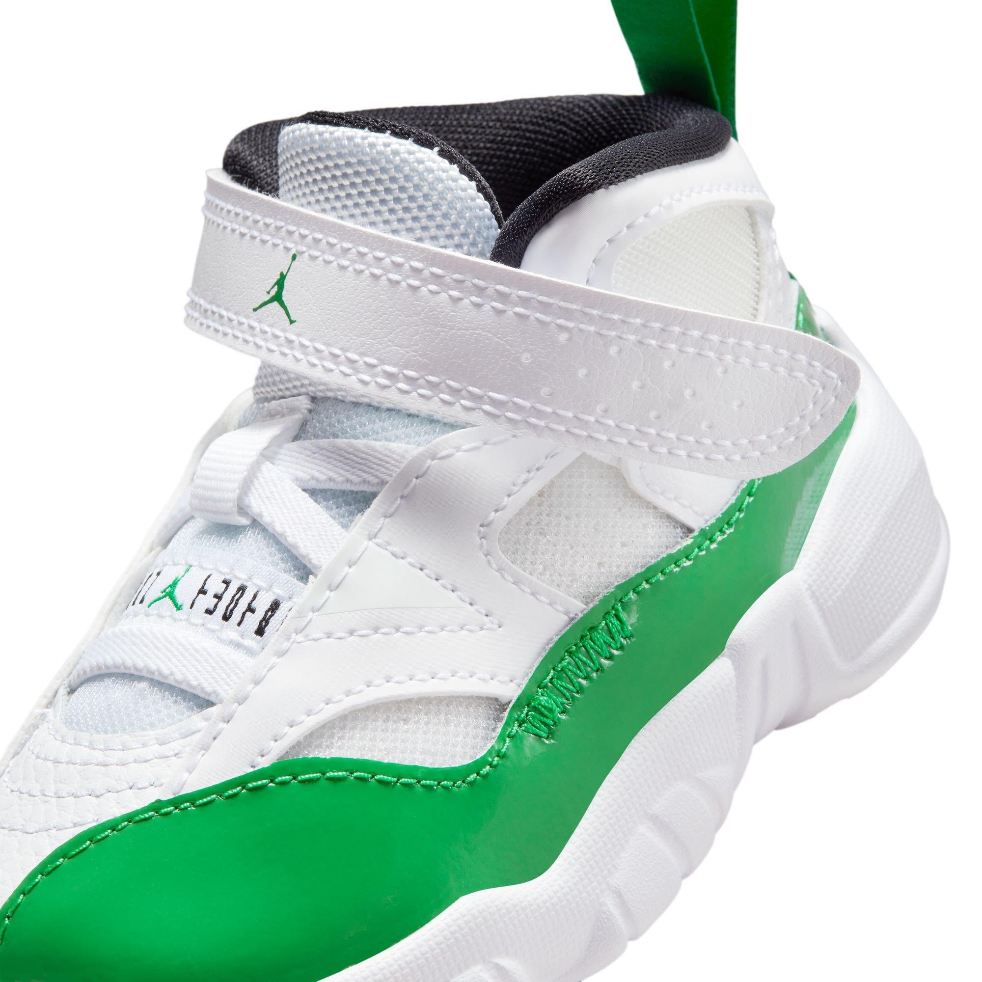 Jordan Jumpman Two Trey "White/Lucky Green/Black" Toddler Boys' Shoe - WHITE/GREEN Thumbnail View 4