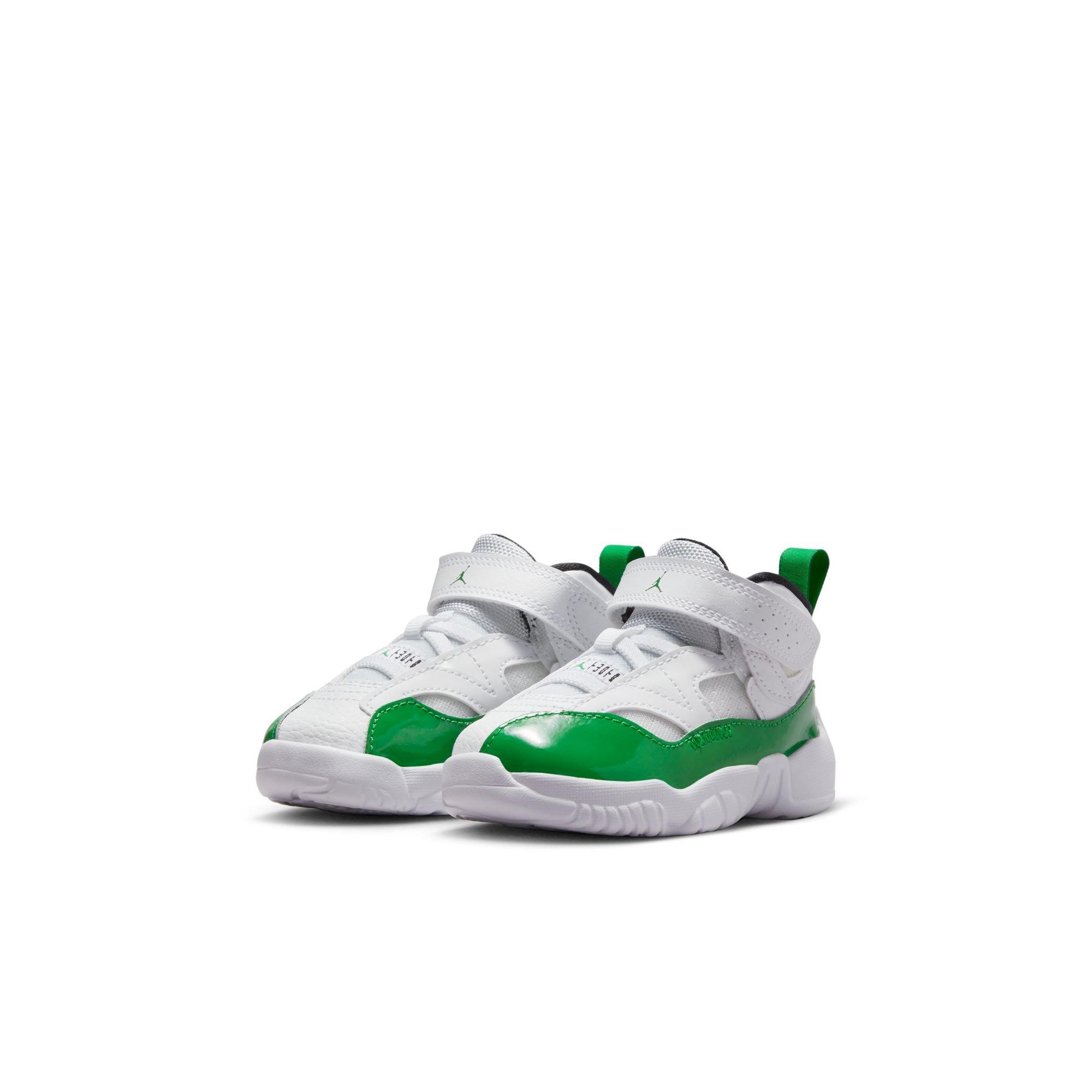Jordan Jumpman Two Trey "White/Lucky Green/Black" Toddler Boys' Shoe - WHITE/GREEN Thumbnail View 7