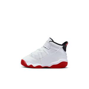 Jordan 6 Rings "White/University Red/Black" Toddler Boys' Basketball Shoe