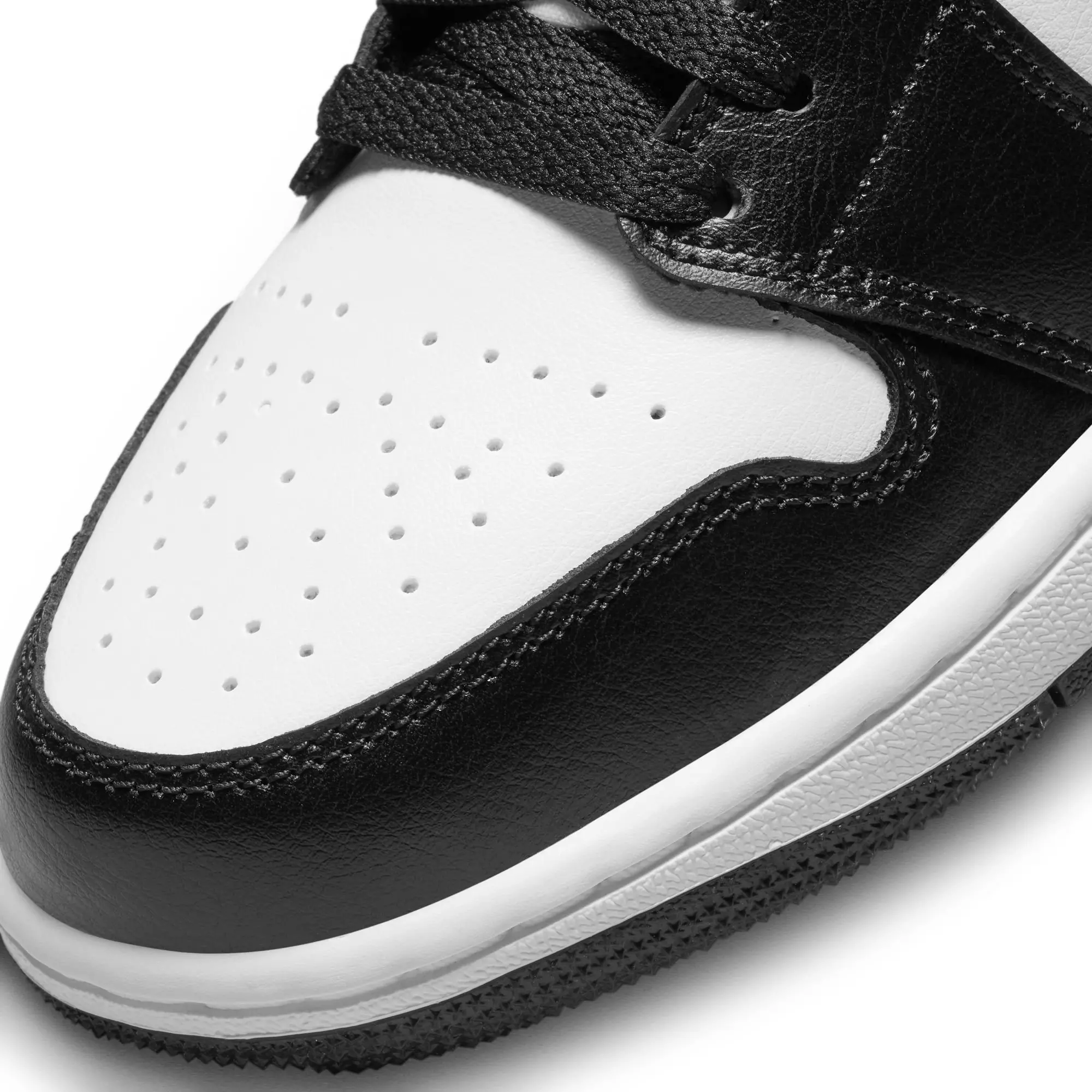 Jordan 1 Low "White/Black/White" Women's Shoe - BLACK/WHITE