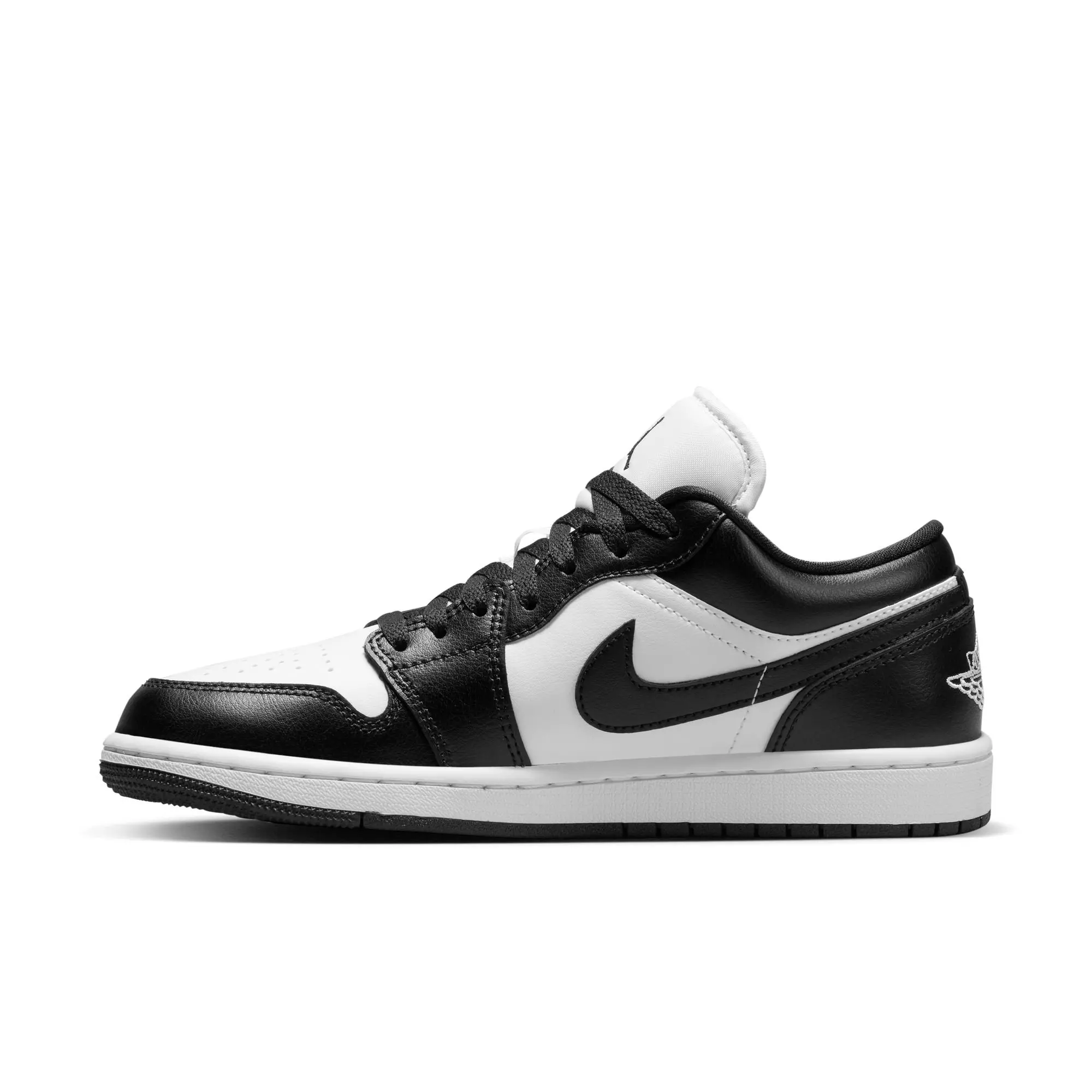 Jordan 1 Low "White/Black/White" Women's Shoe - BLACK/WHITE