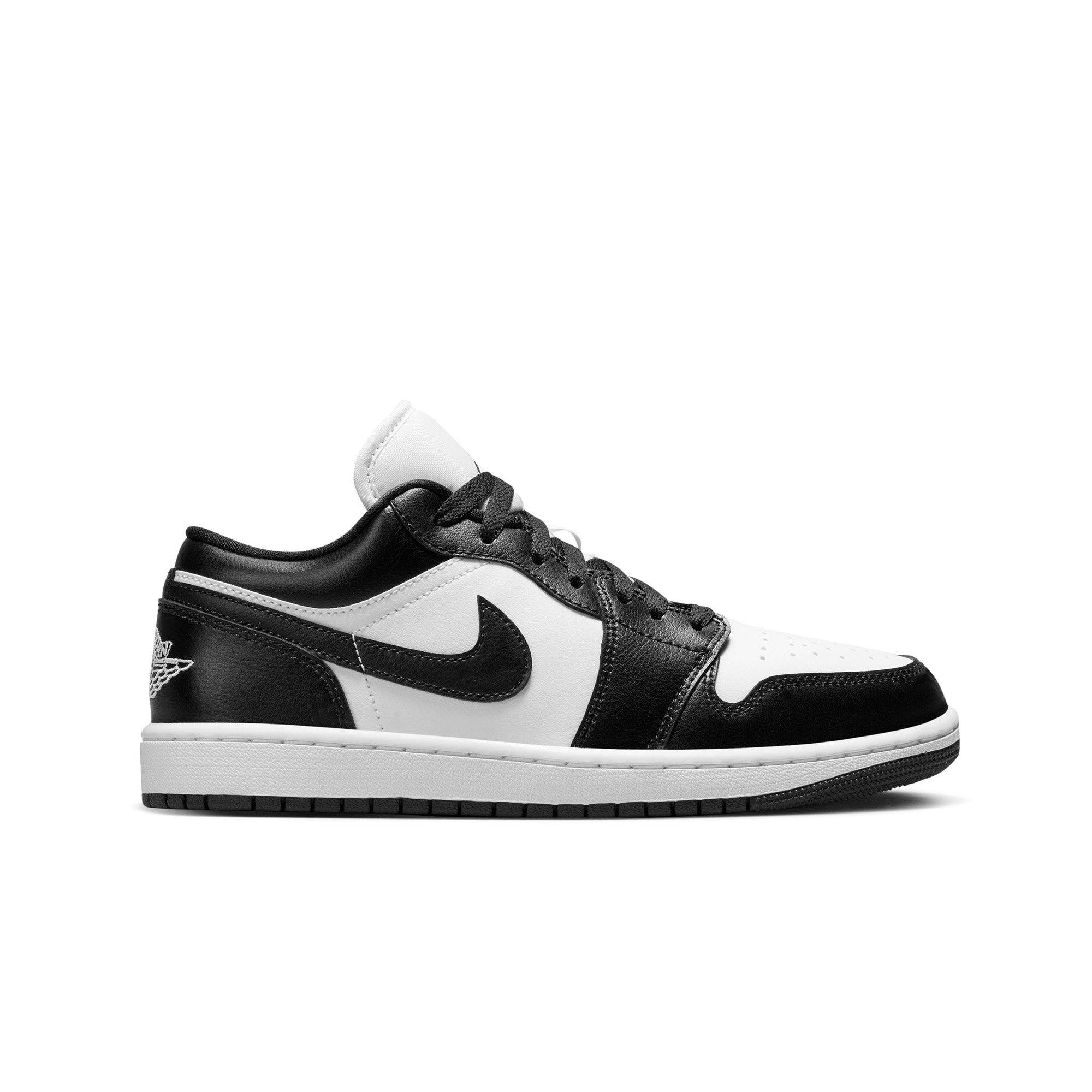 Jordan 1 Low "White/Black/White" Women's Shoe - BLACK/WHITE Thumbnail View 1