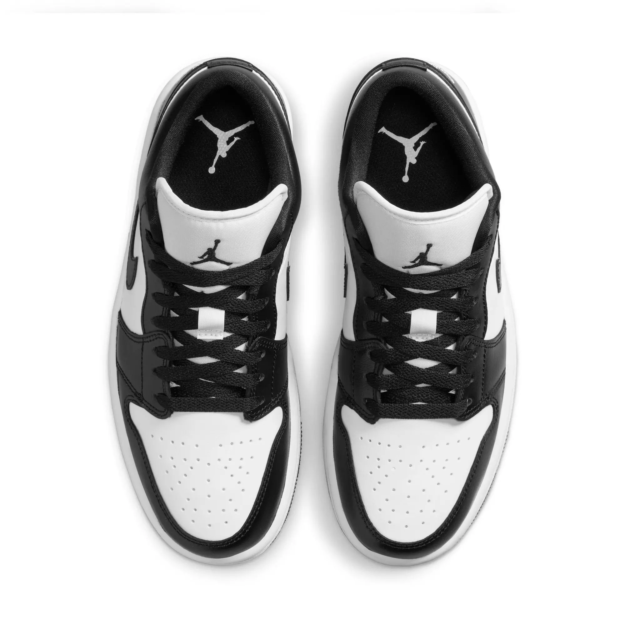 Jordan 1 Low "White/Black/White" Women's Shoe - BLACK/WHITE