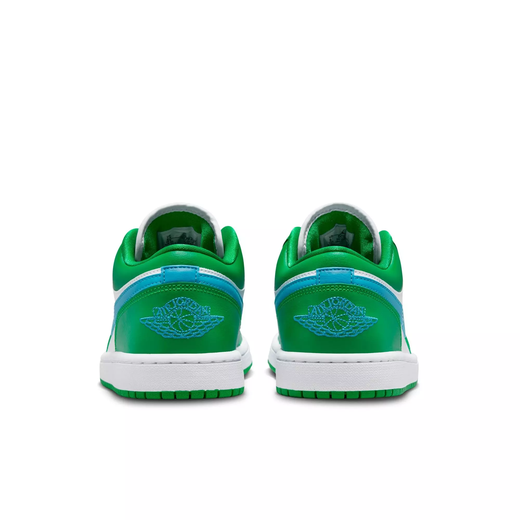 Jordan 1 Low "Lucky Green/Aquatone/White" Women's Shoe - GREEN/WHITE