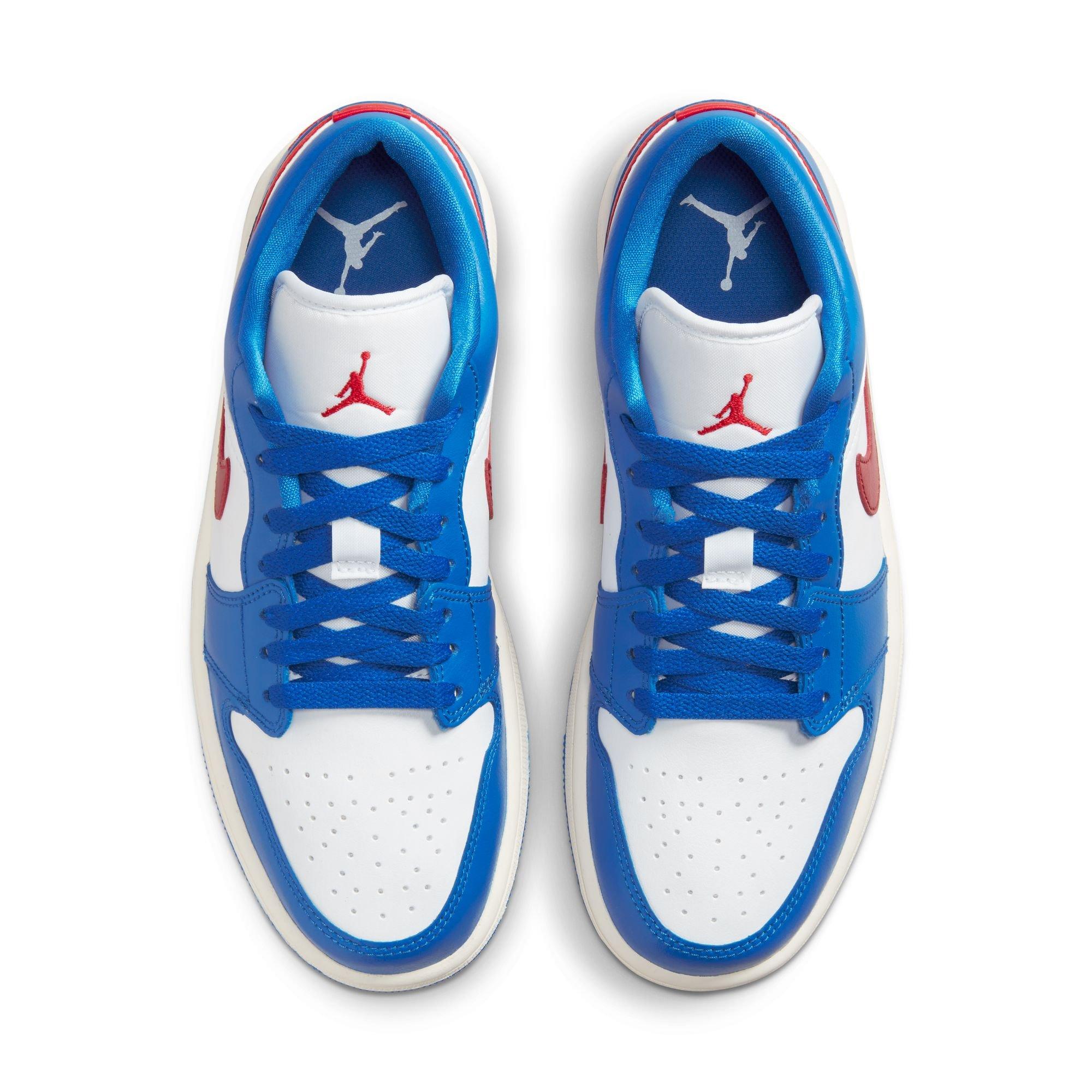 Women's Air Jordan 1 Low - Sport Blue | Gym Red | White | Sail / 7