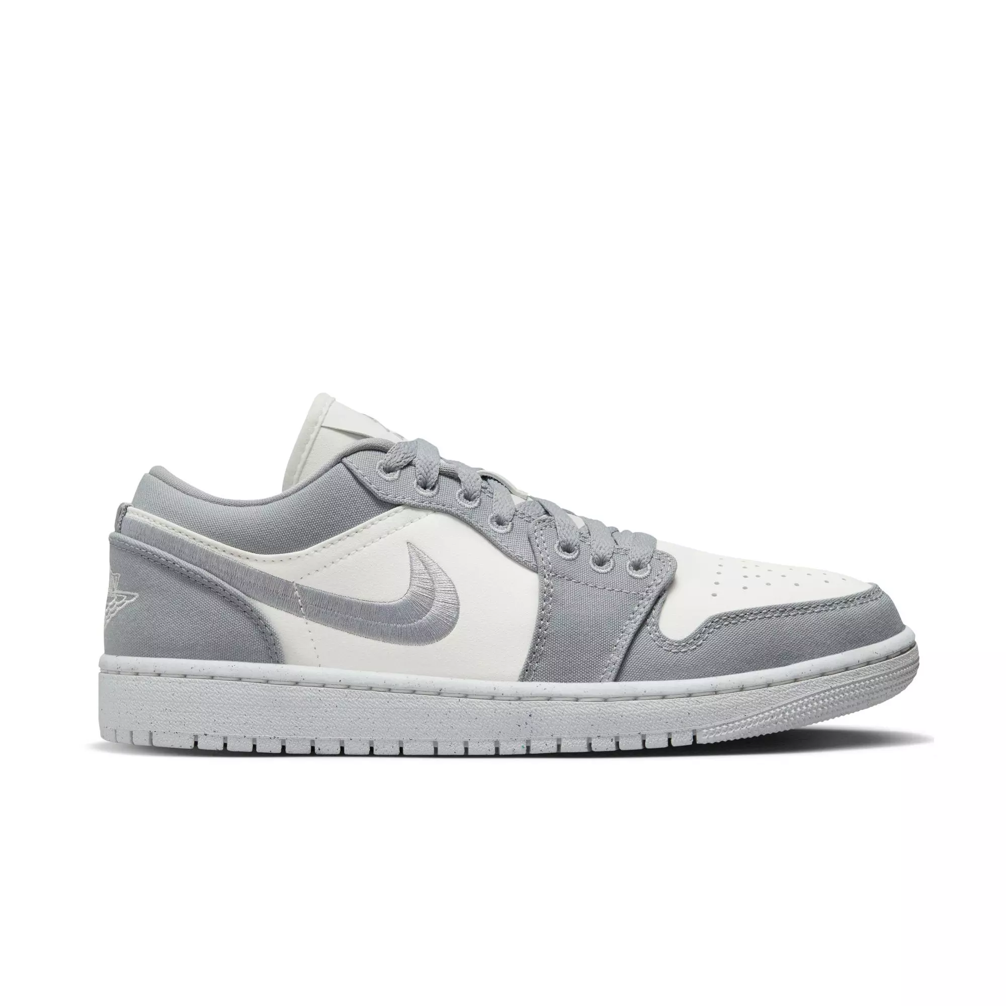 Jordan 1 Low "Lt Steel Grey/Sail/White" Women's Shoe - LT STEEL GREY/WHITE
