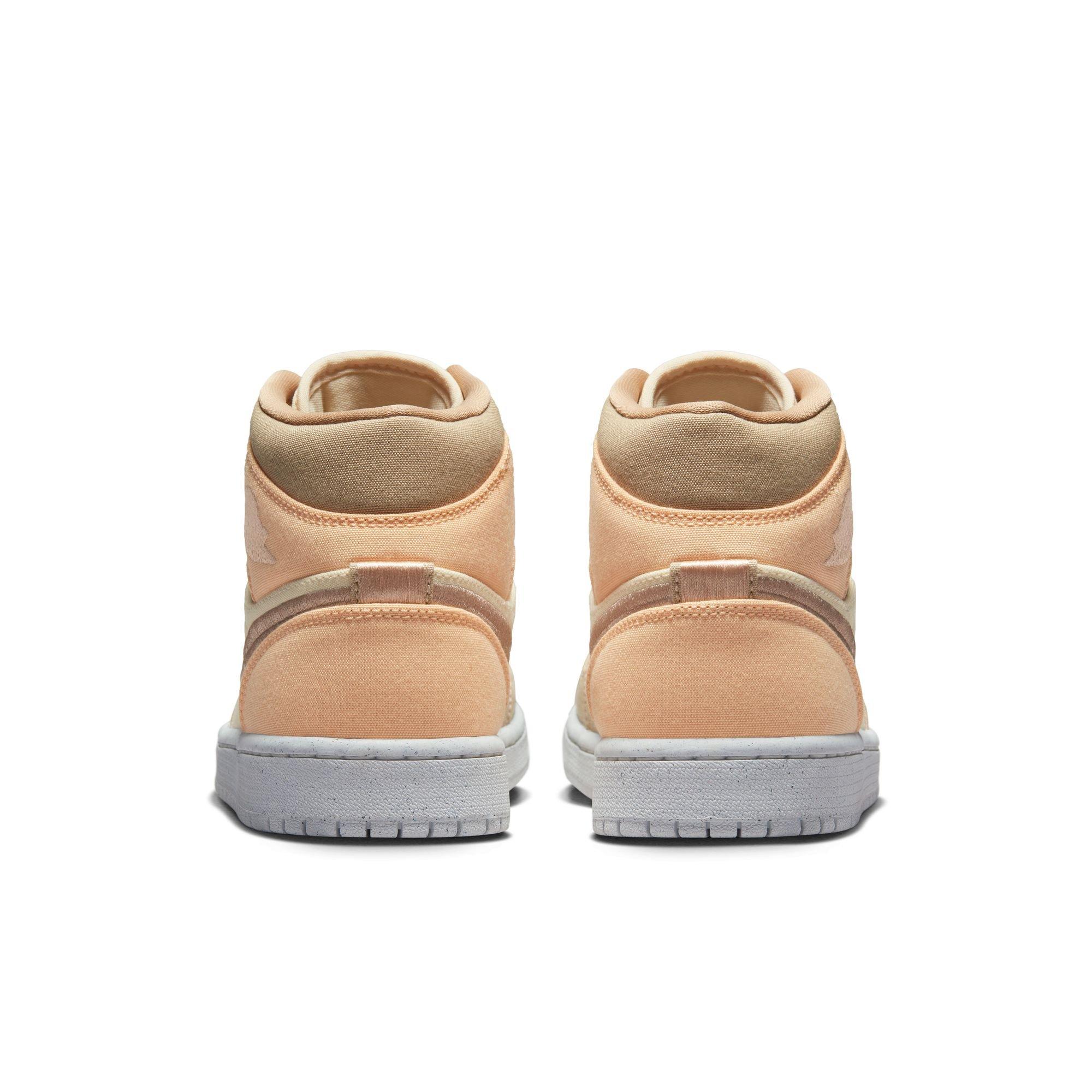 Jordan 1 Mid SE "Muslin/Desert-Celestial Gold-Sail" Women's Shoe - MUSLIN/DESERT-CELESTIAL GOLD-SAIL Thumbnail View 6