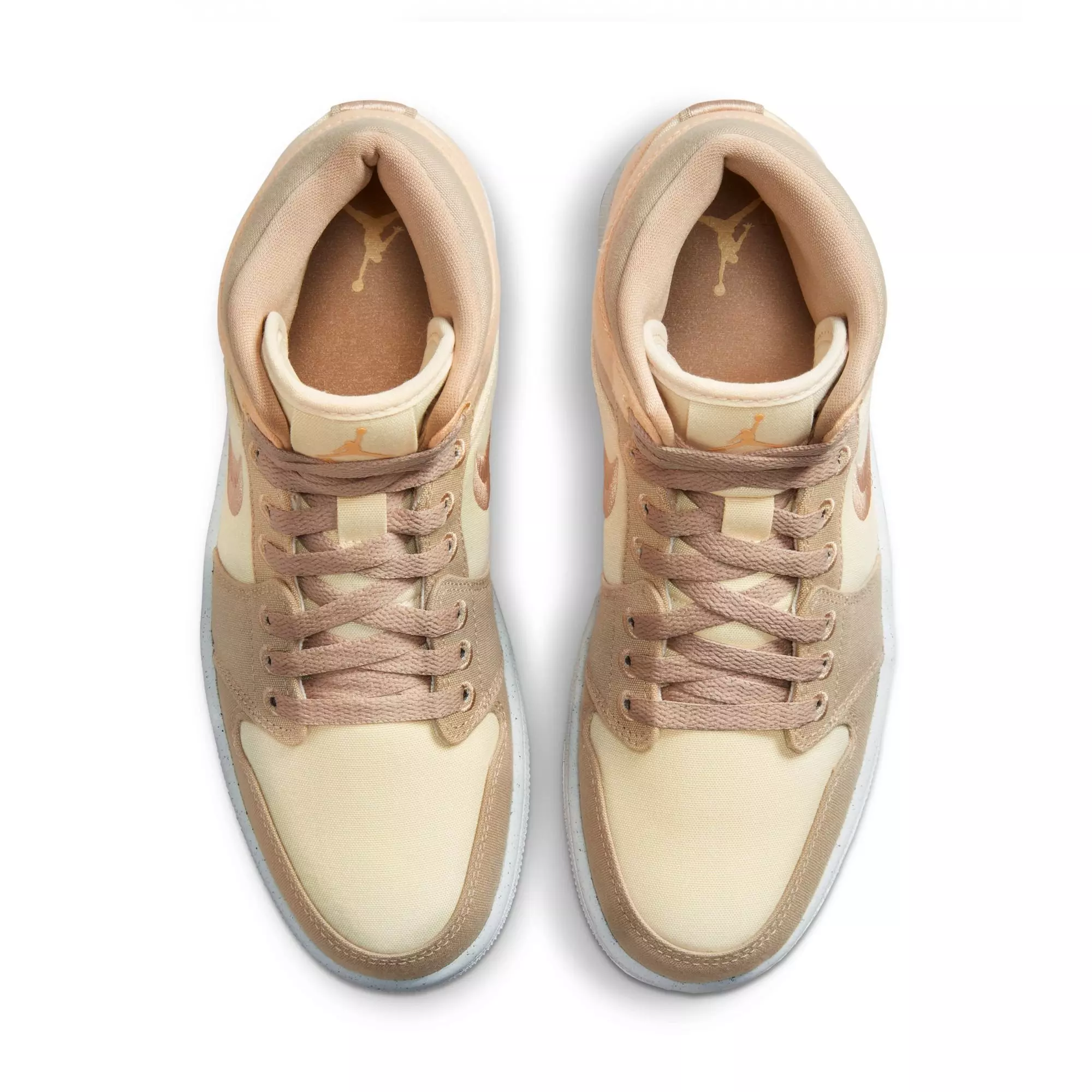Jordan 1 Mid SE "Muslin/Desert-Celestial Gold-Sail" Women's Shoe - MUSLIN/DESERT-CELESTIAL GOLD-SAIL