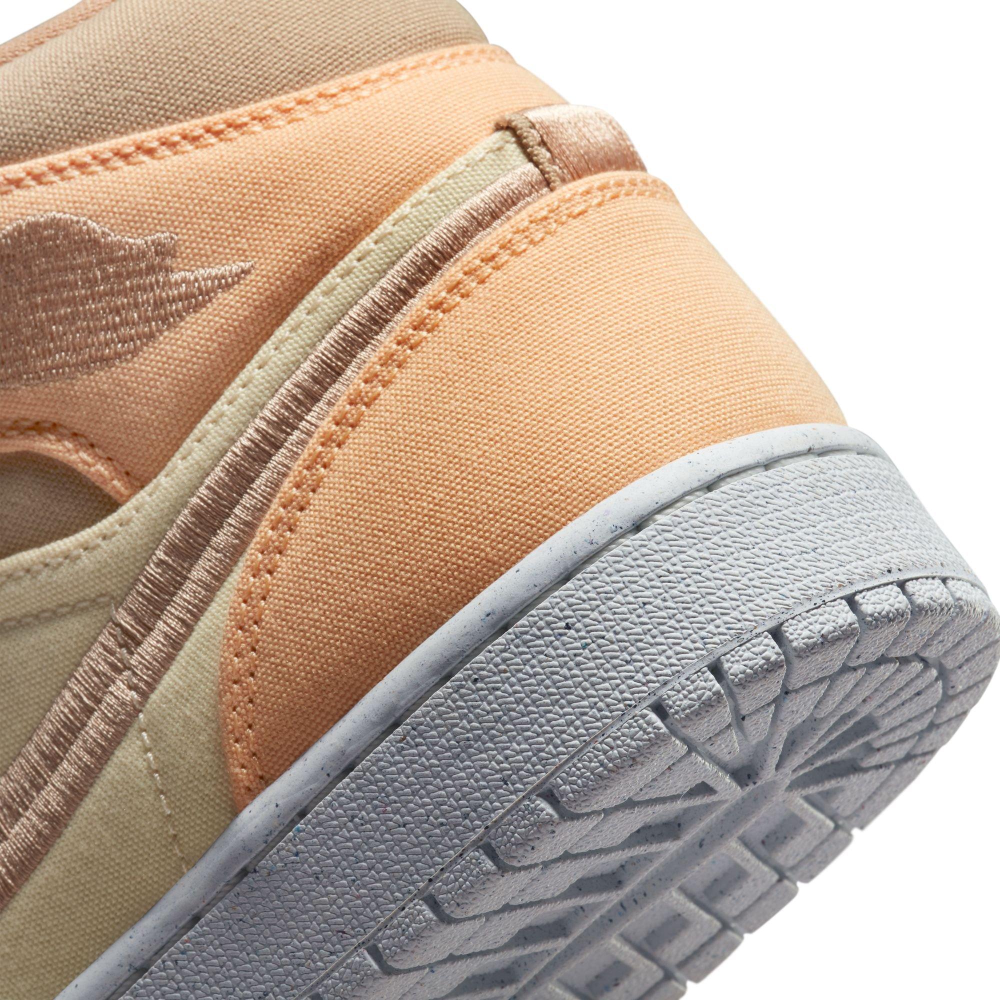 Jordan 1 Mid SE "Muslin/Desert-Celestial Gold-Sail" Women's Shoe - MUSLIN/DESERT-CELESTIAL GOLD-SAIL Thumbnail View 10