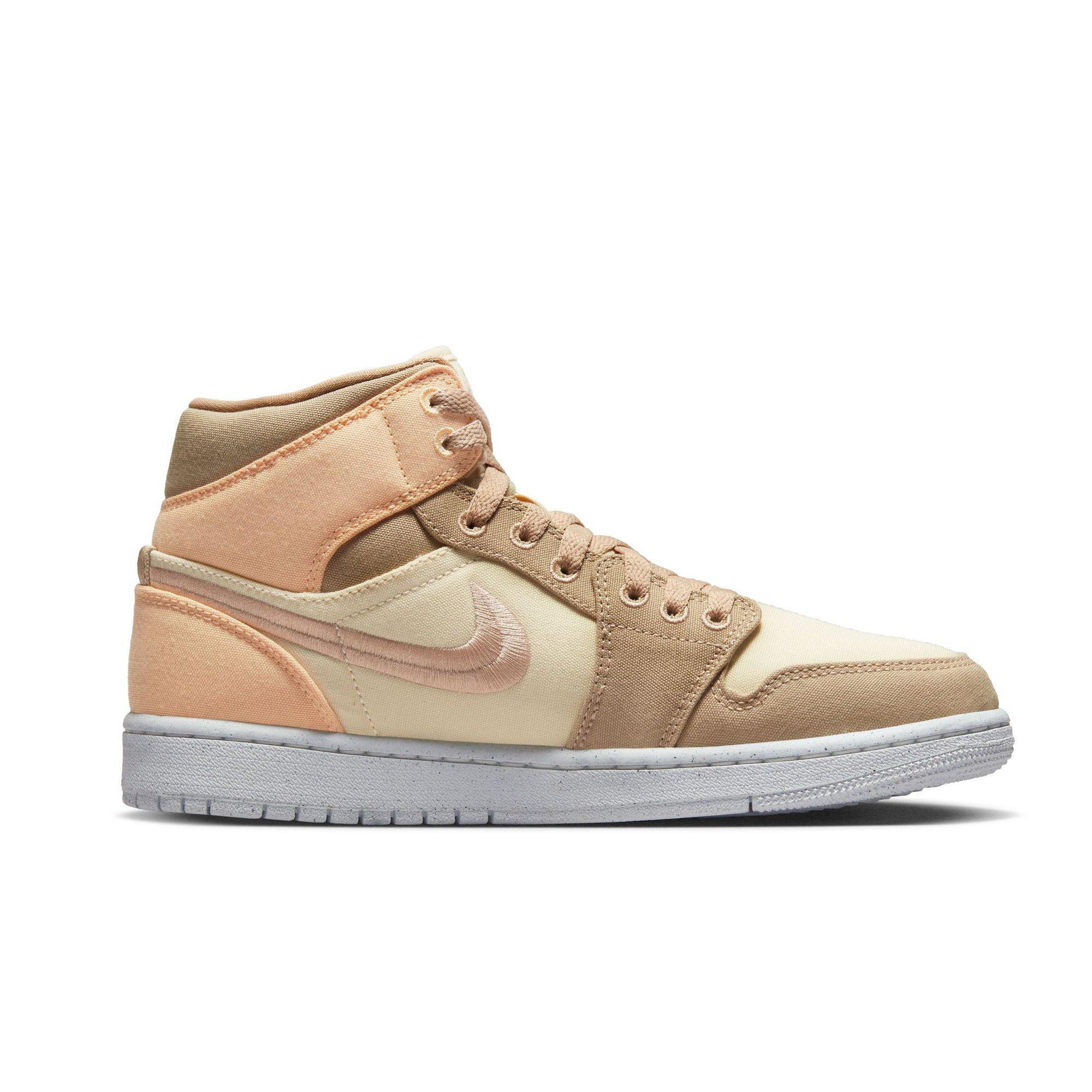Jordan 1 Mid SE "Muslin/Desert-Celestial Gold-Sail" Women's Shoe - MUSLIN/DESERT-CELESTIAL GOLD-SAIL Thumbnail View 2