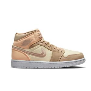 Jordan 1 Mid SE "Muslin/Desert-Celestial Gold-Sail" Women's Shoe