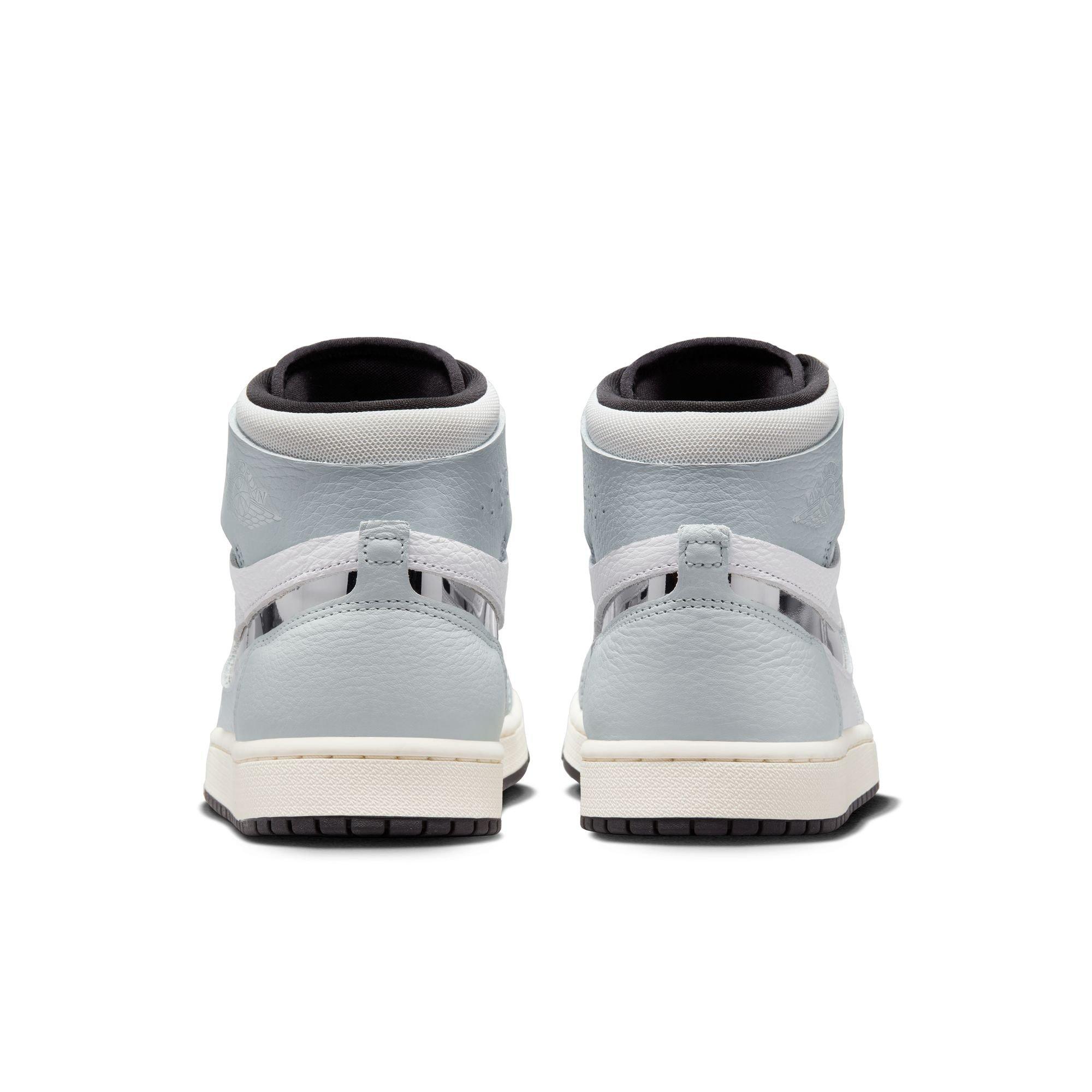 Jordan 1 Zoom Air CMFT 2 "White/Metallic Silver/Photon Dust" Women's Shoe - GREY/WHITE Thumbnail View 11