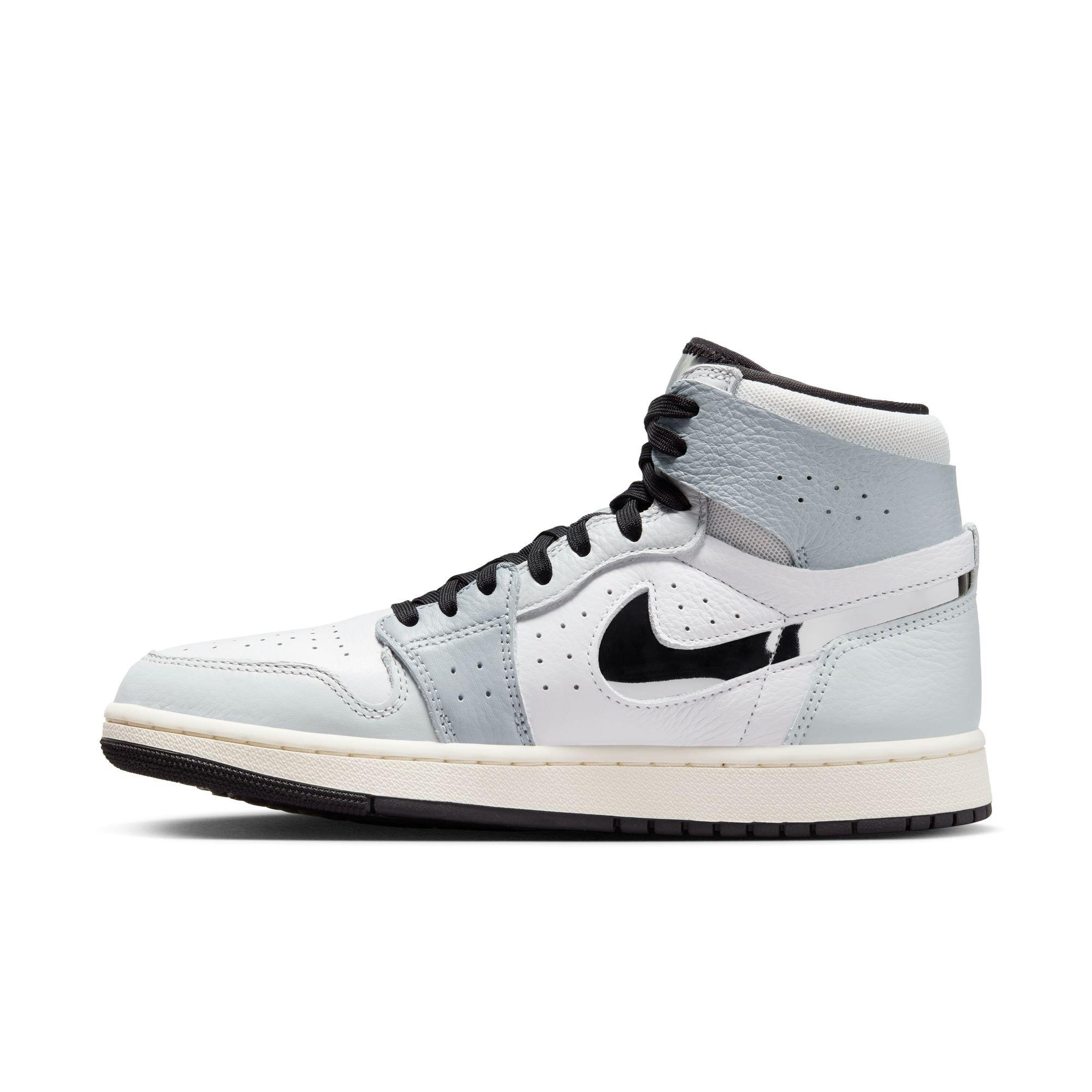 Jordan 1 Zoom Air CMFT 2 "White/Metallic Silver/Photon Dust" Women's Shoe - GREY/WHITE Thumbnail View 10