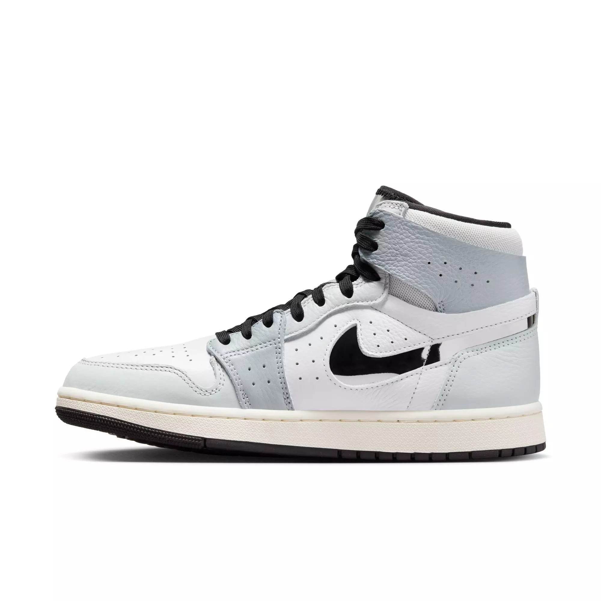 Jordan 1 Zoom Air CMFT 2 "White/Metallic Silver/Photon Dust" Women's Shoe - GREY/WHITE