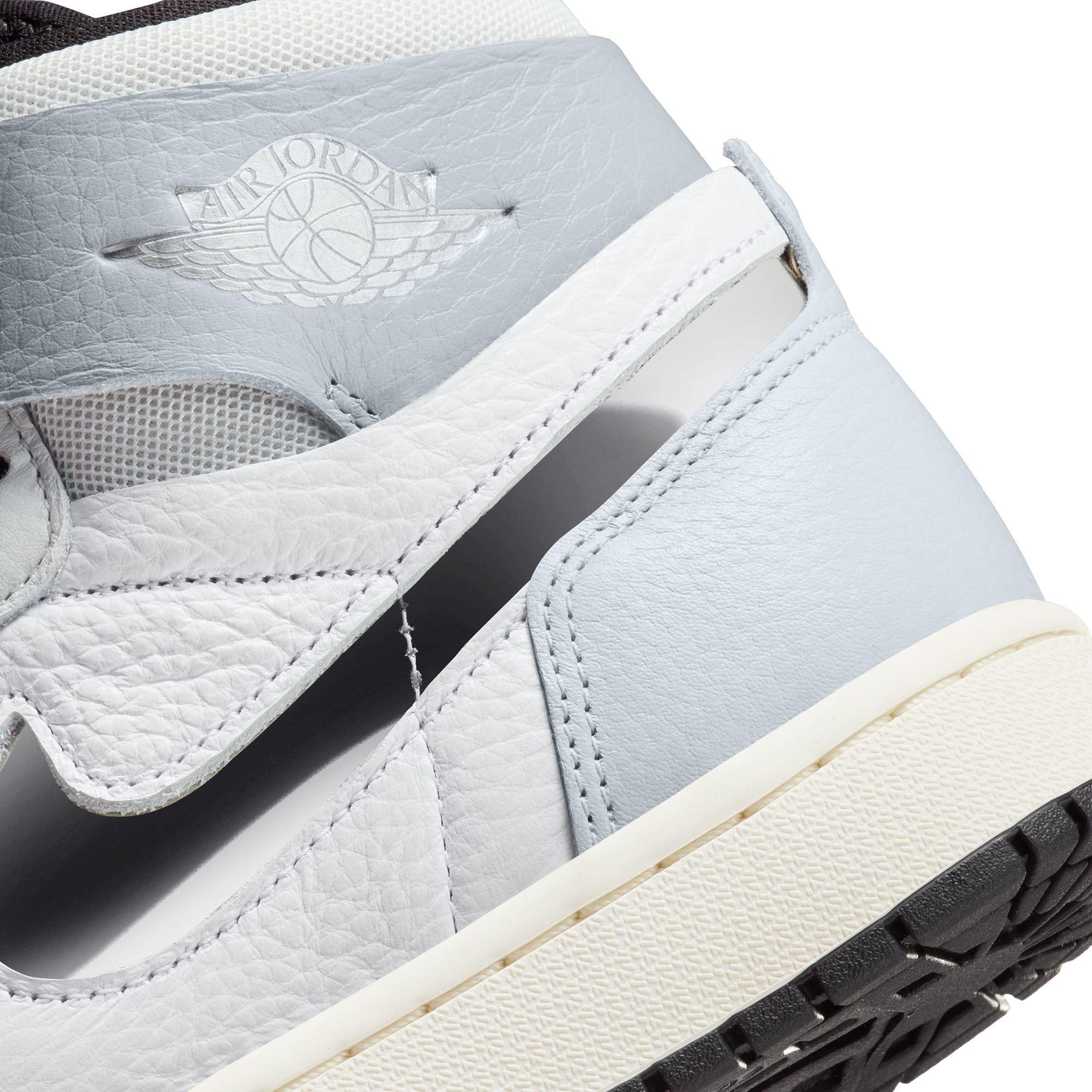 Jordan 1 Zoom Air CMFT 2 "White/Metallic Silver/Photon Dust" Women's Shoe - GREY/WHITE Thumbnail View 5