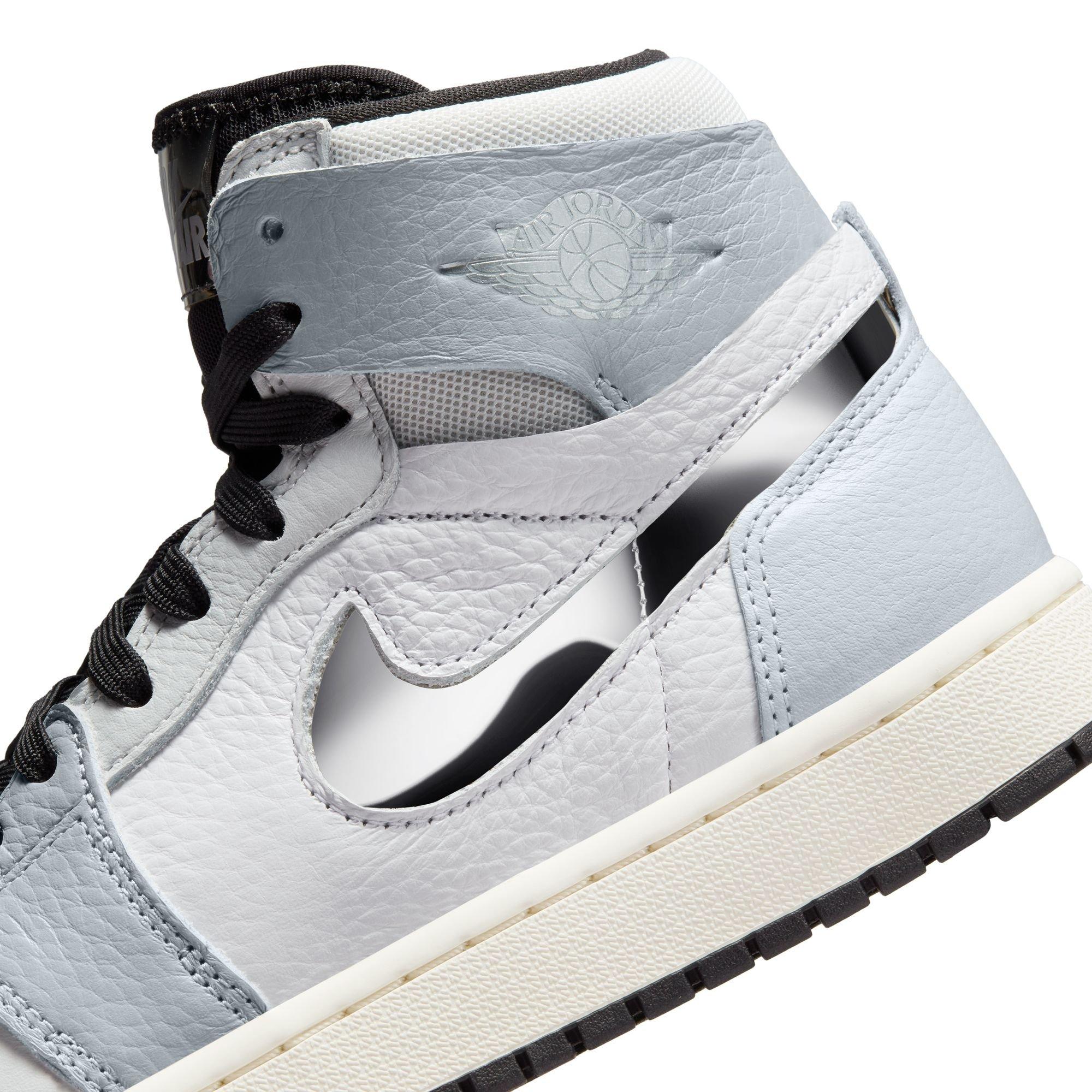 Jordan 1 Zoom Air CMFT 2 "White/Metallic Silver/Photon Dust" Women's Shoe - GREY/WHITE Thumbnail View 7