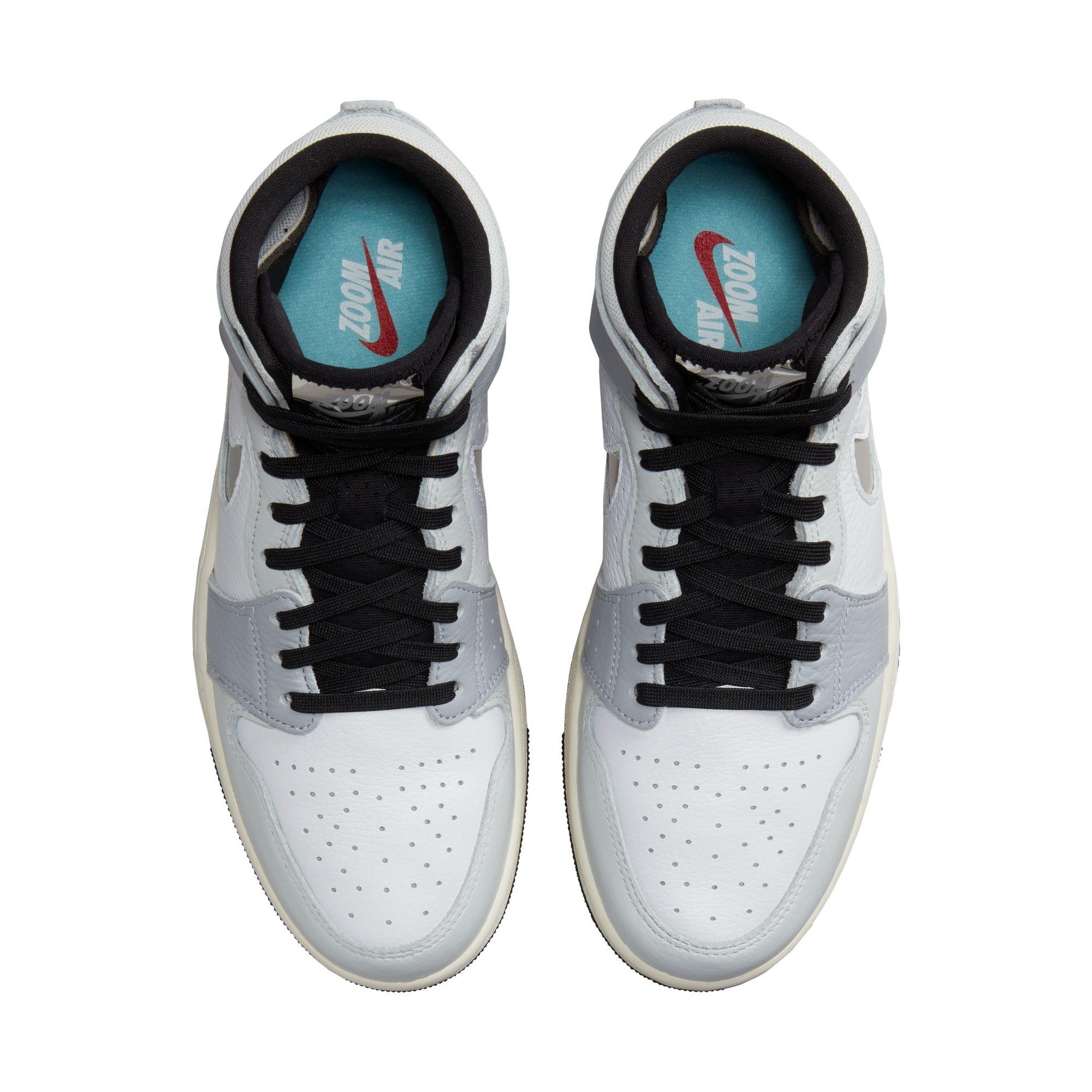 Jordan 1 Zoom Air CMFT 2 "White/Metallic Silver/Photon Dust" Women's Shoe - GREY/WHITE Thumbnail View 12