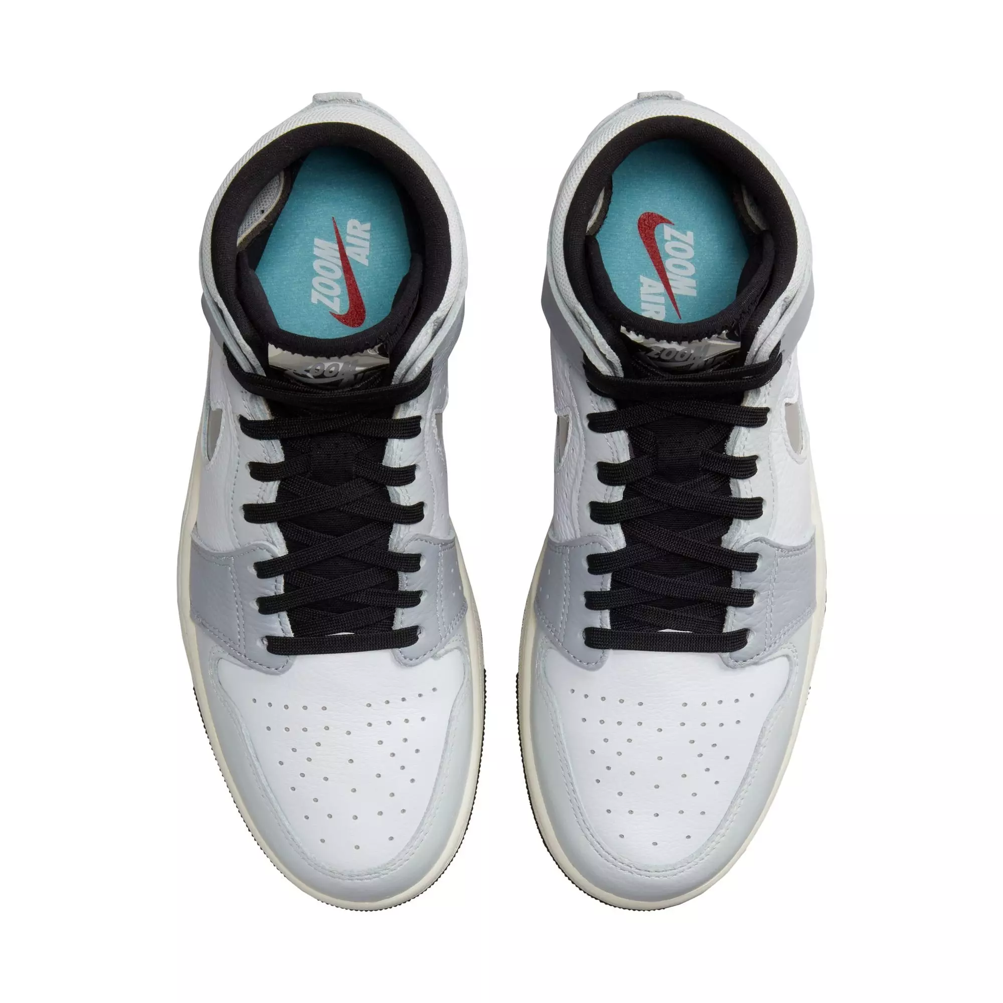 Jordan 1 Zoom Air CMFT 2 "White/Metallic Silver/Photon Dust" Women's Shoe - GREY/WHITE