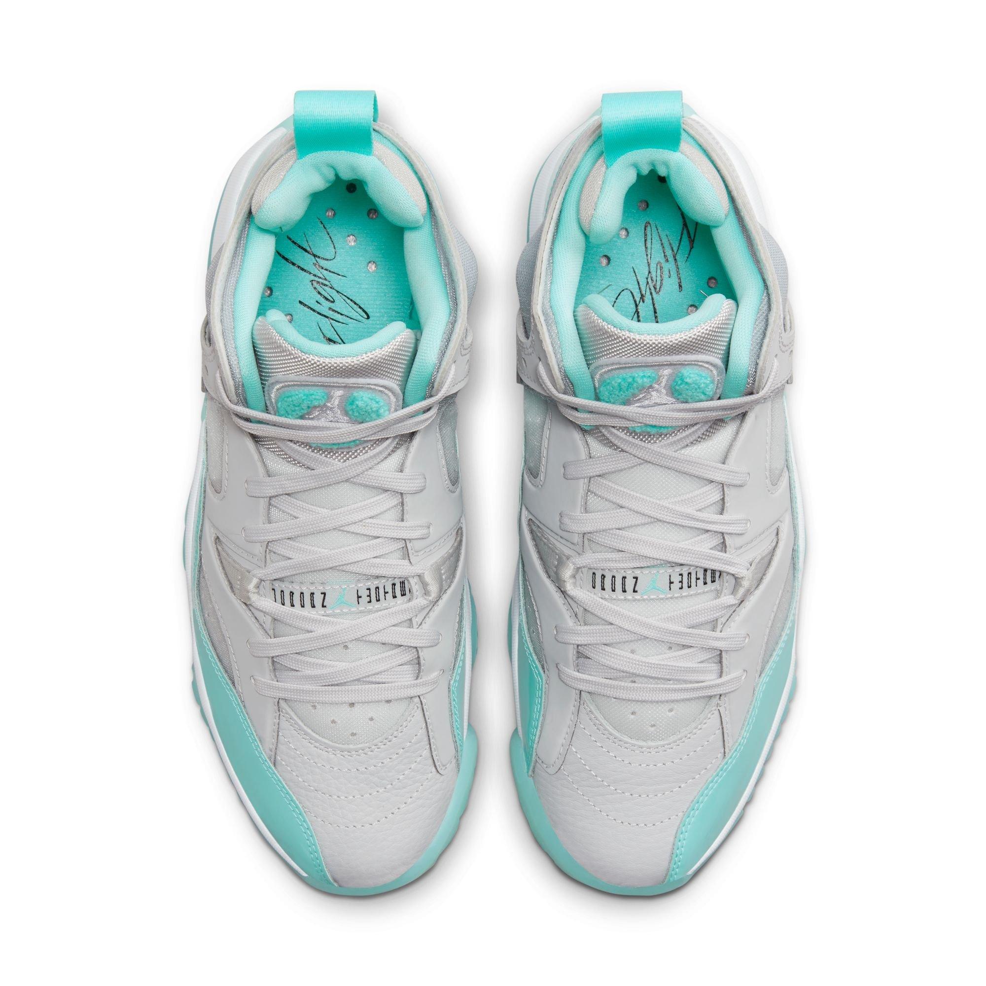 Jordan Jumpman Two Trey "Neutral Grey/Bleached Aqua/White" Women's Shoe - GREY/BLUE Thumbnail View 7