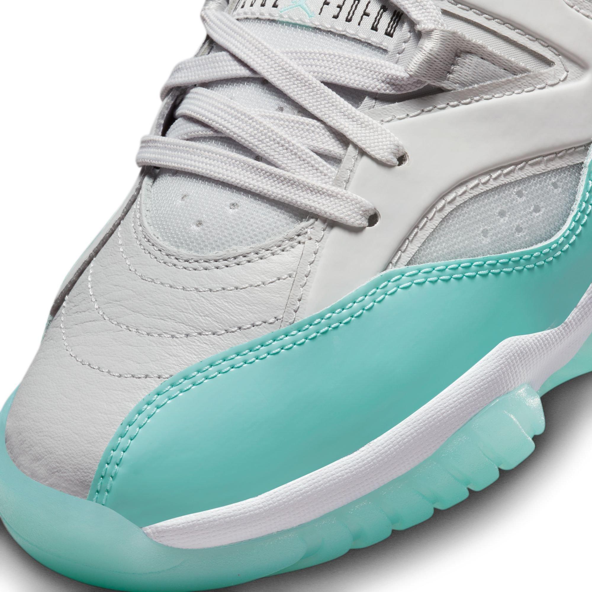 Jordan Jumpman Two Trey "Neutral Grey/Bleached Aqua/White" Women's Shoe - GREY/BLUE Thumbnail View 10