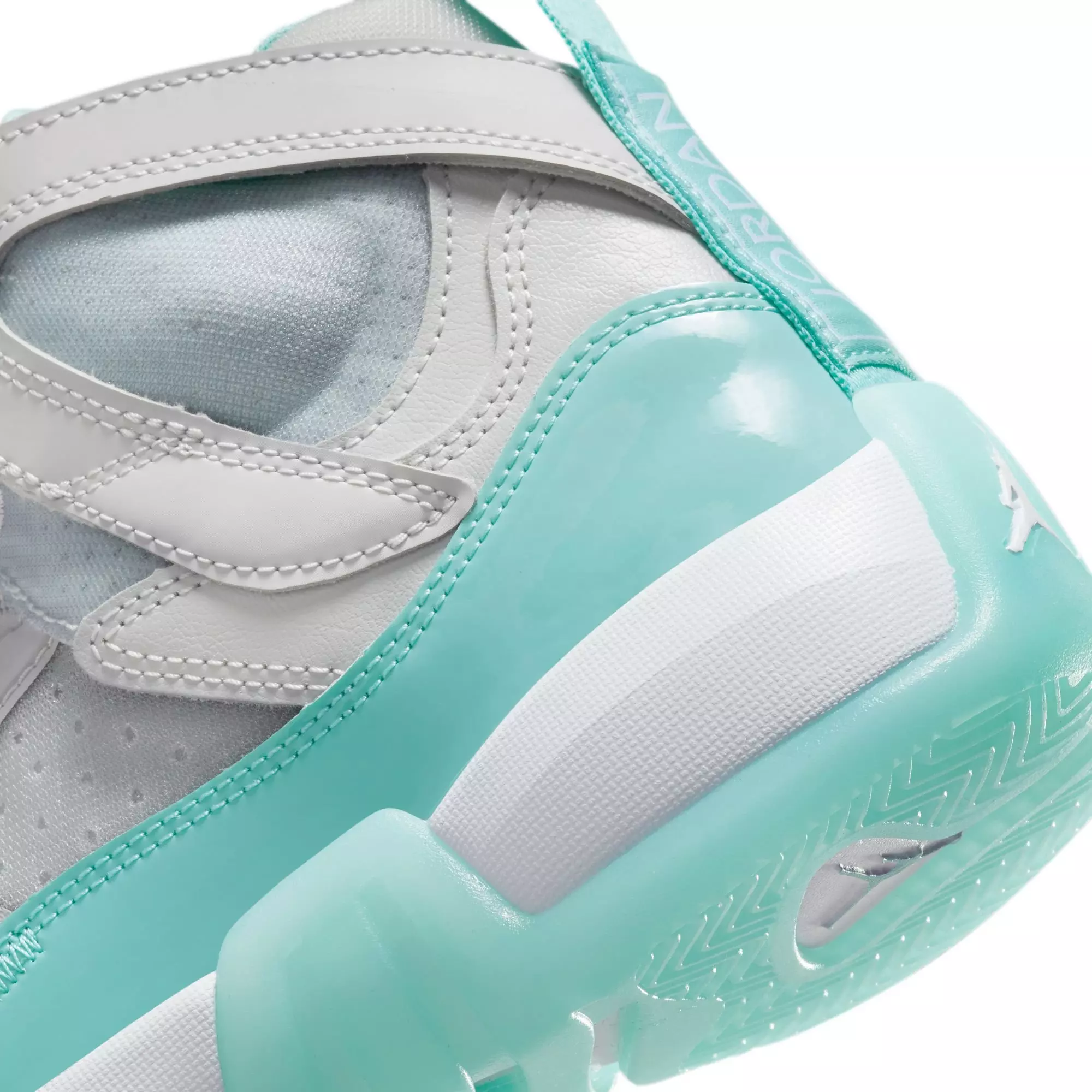 Jordan Jumpman Two Trey "Neutral Grey/Bleached Aqua/White" Women's Shoe - GREY/BLUE