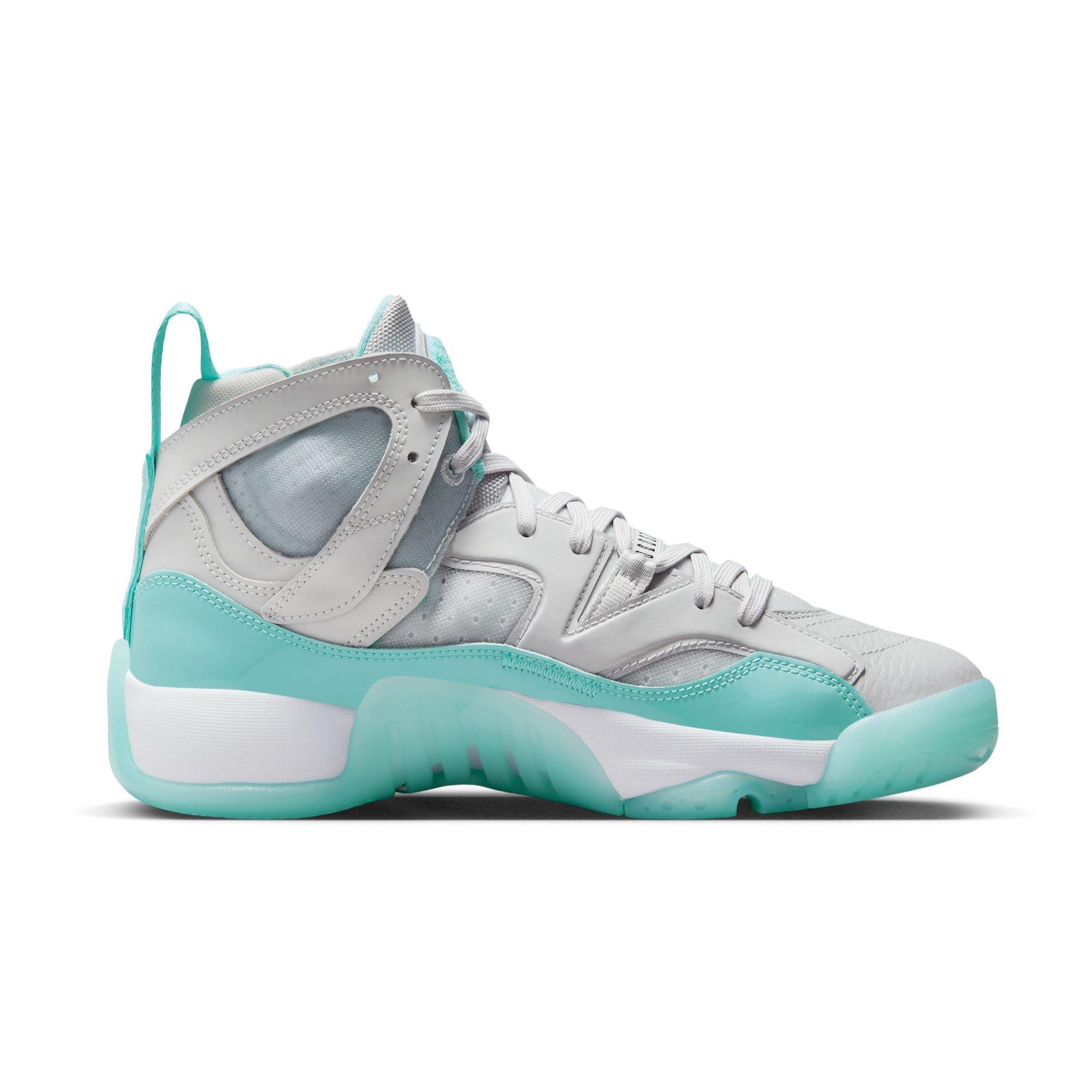 Jordan Jumpman Two Trey "Neutral Grey/Bleached Aqua/White" Women's Shoe - GREY/BLUE Thumbnail View 2