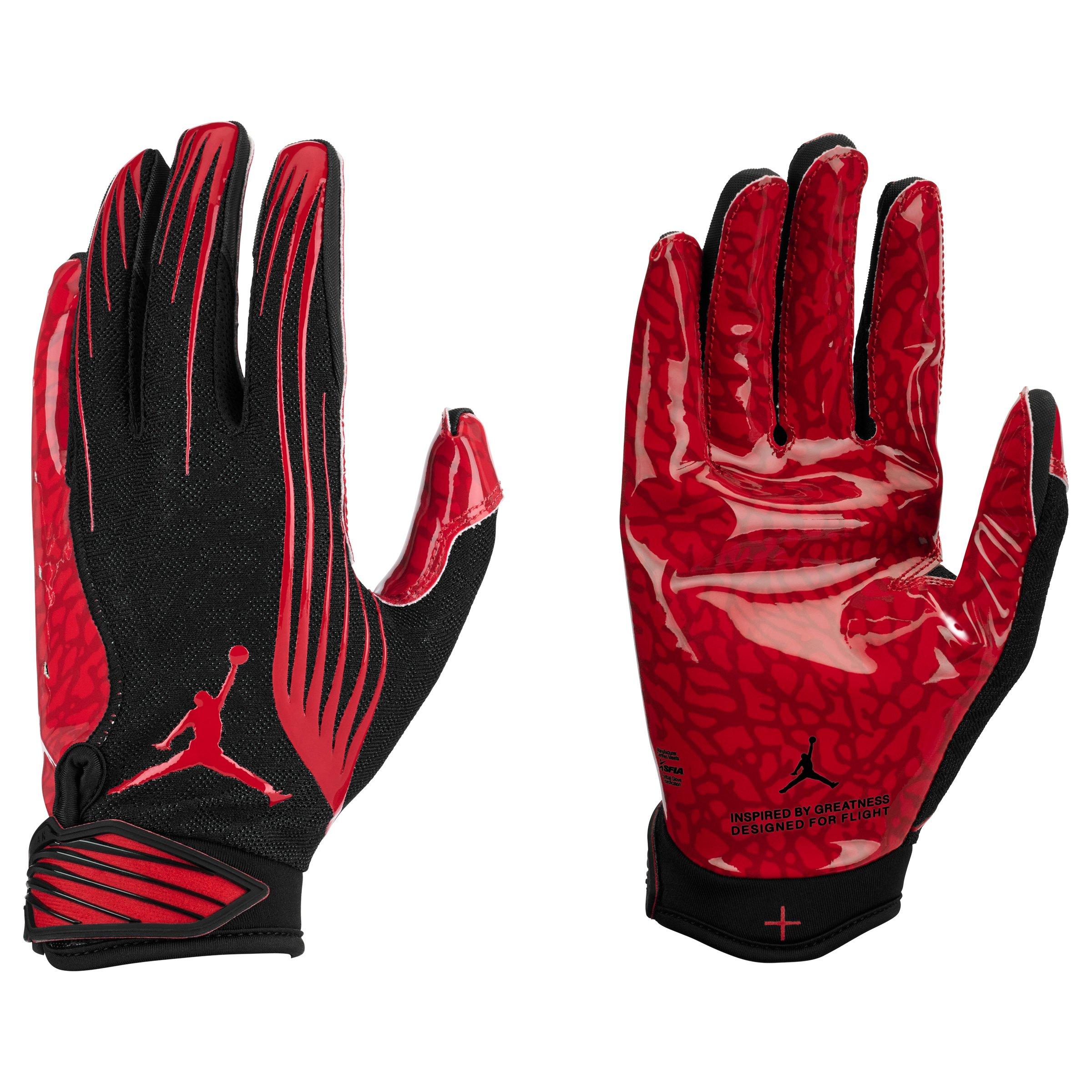 Red Football Gloves, Football Equipment, Hibbett